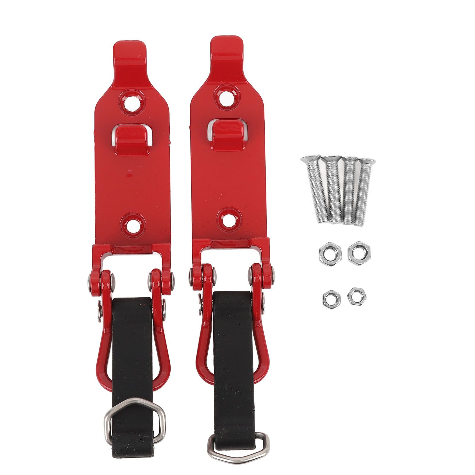 2 Pcs Roof Rack Shovel Holder Heavy Duty Metal Rubber Clamp Mounting Kit for view 3