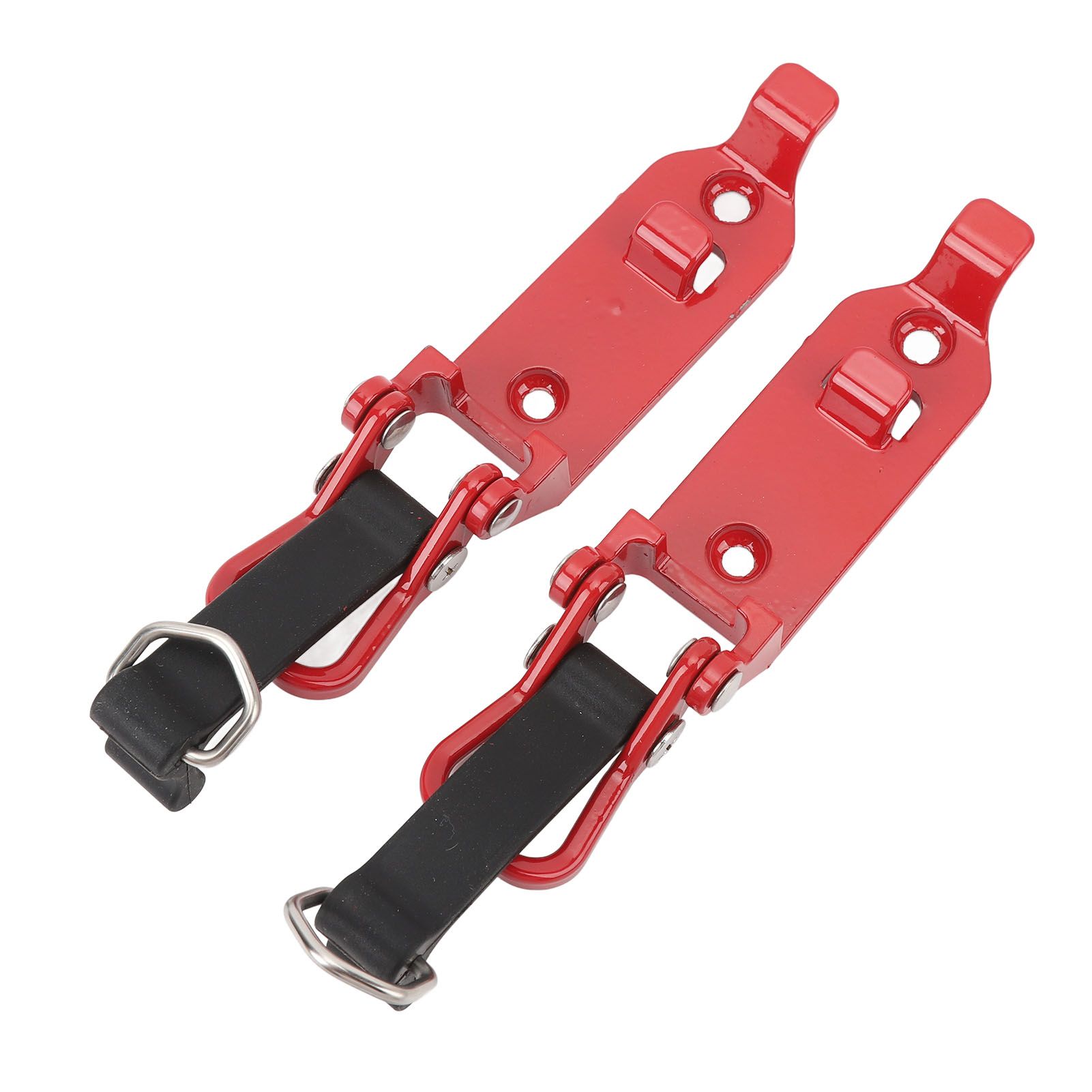 2 Pcs Roof Rack Shovel Holder Heavy Duty Metal Rubber Clamp Mounting Kit for view 4