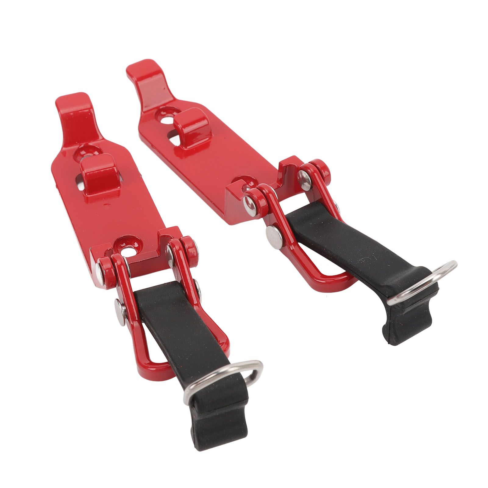 2 Pcs Roof Rack Shovel Holder Heavy Duty Metal Rubber Clamp Mounting Kit for view 6