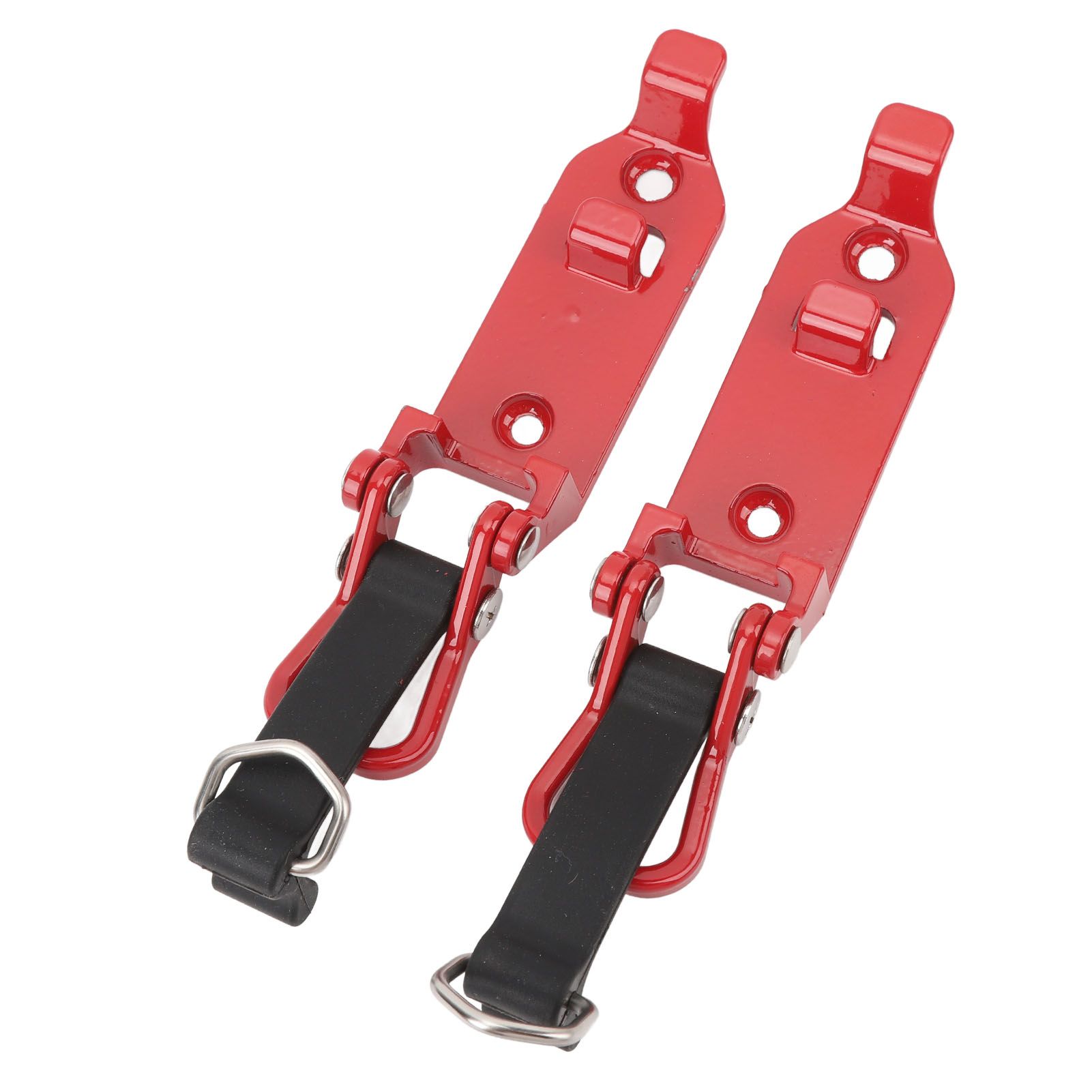 2 Pcs Roof Rack Shovel Holder Heavy Duty Metal Rubber Clamp Mounting Kit for view 8