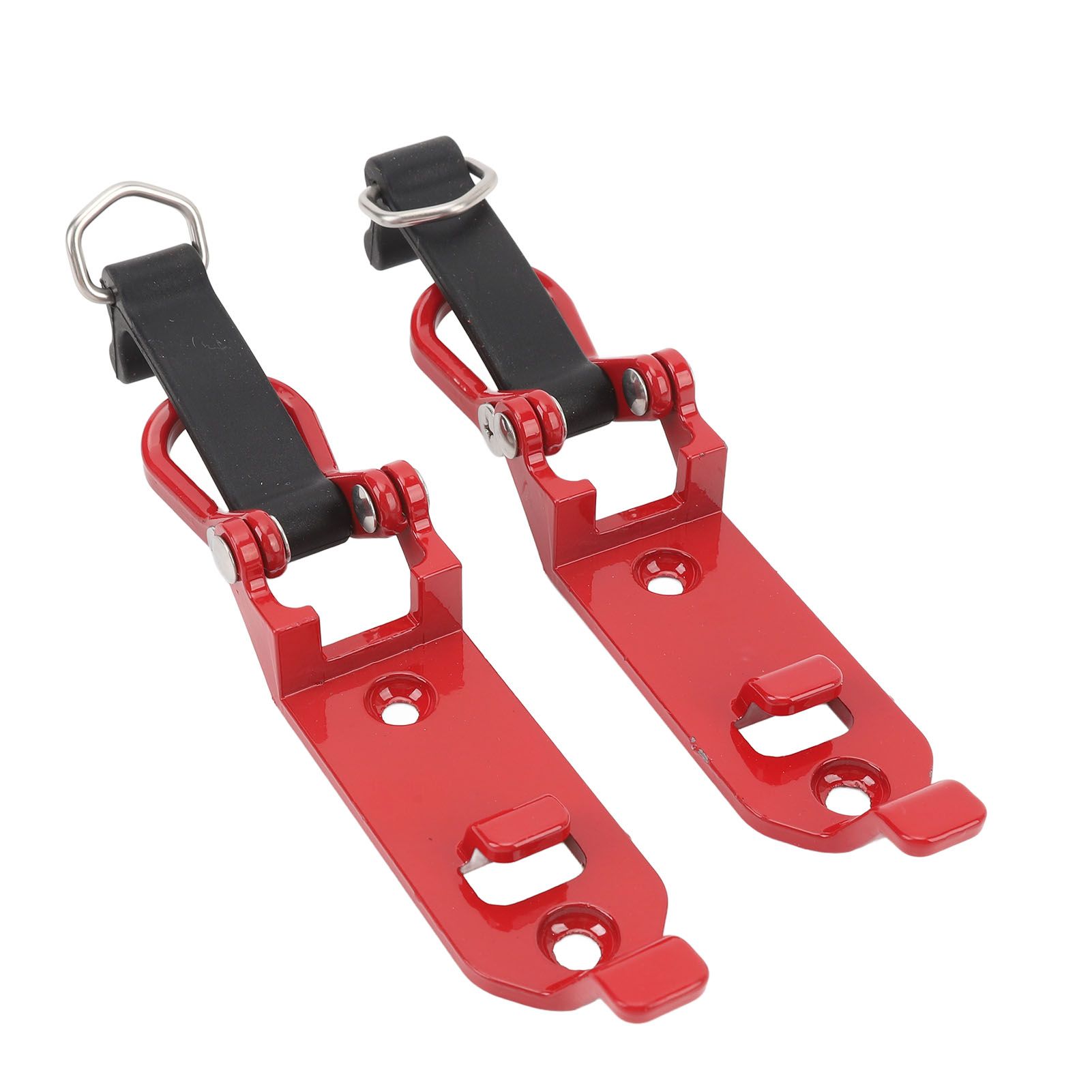 2 Pcs Roof Rack Shovel Holder Heavy Duty Metal Rubber Clamp Mounting Kit for view 9