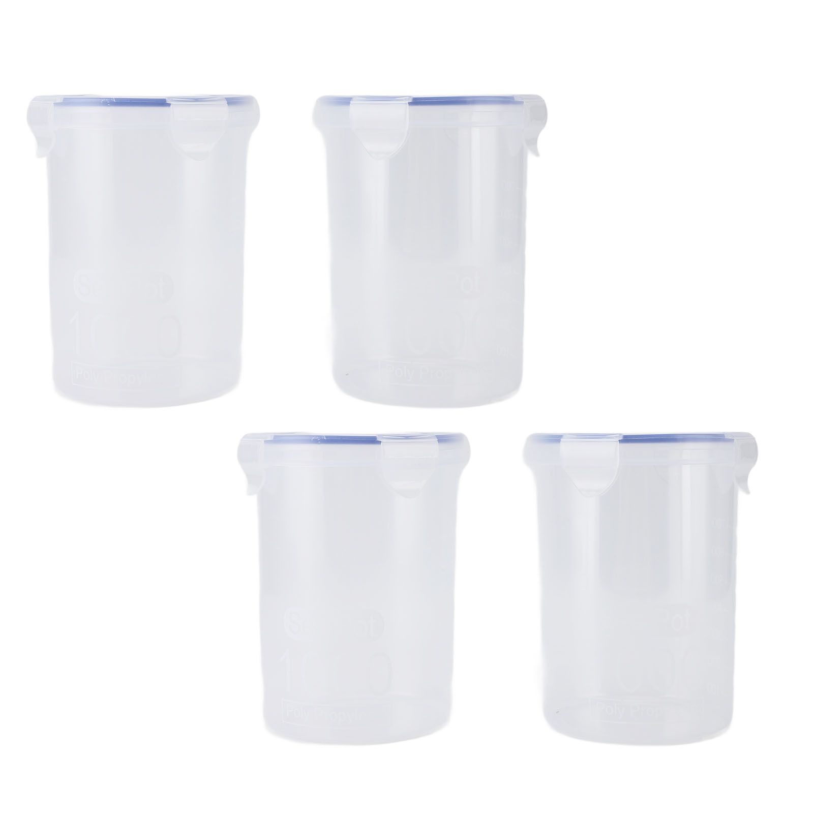 Paint Container Set 1000ml Airtight Transparent Paint Storage Cup with Mixing view 6