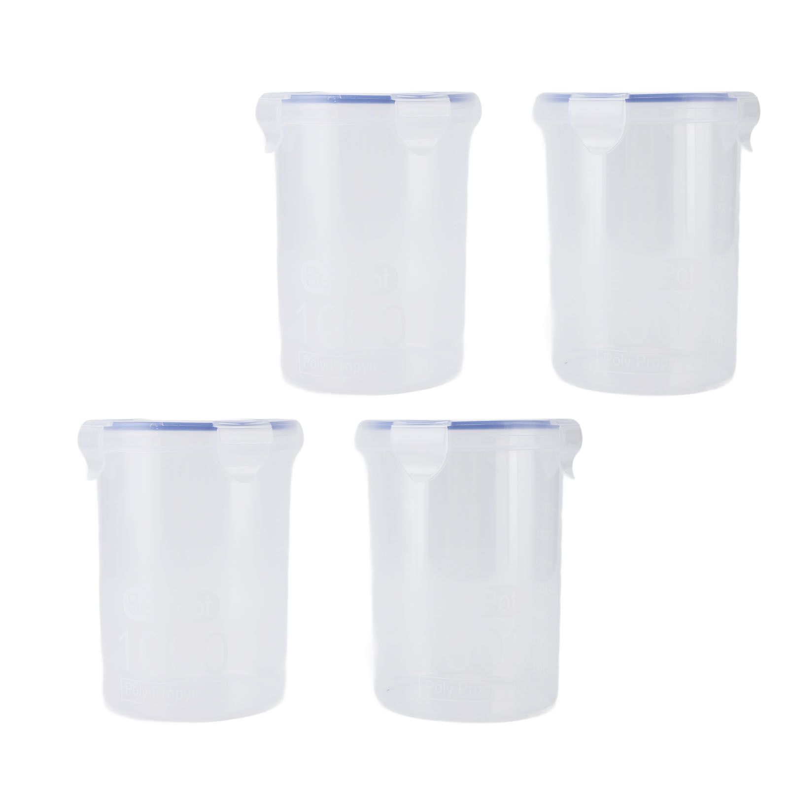 Paint Container Set 1000ml Airtight Transparent Paint Storage Cup with Mixing view 9