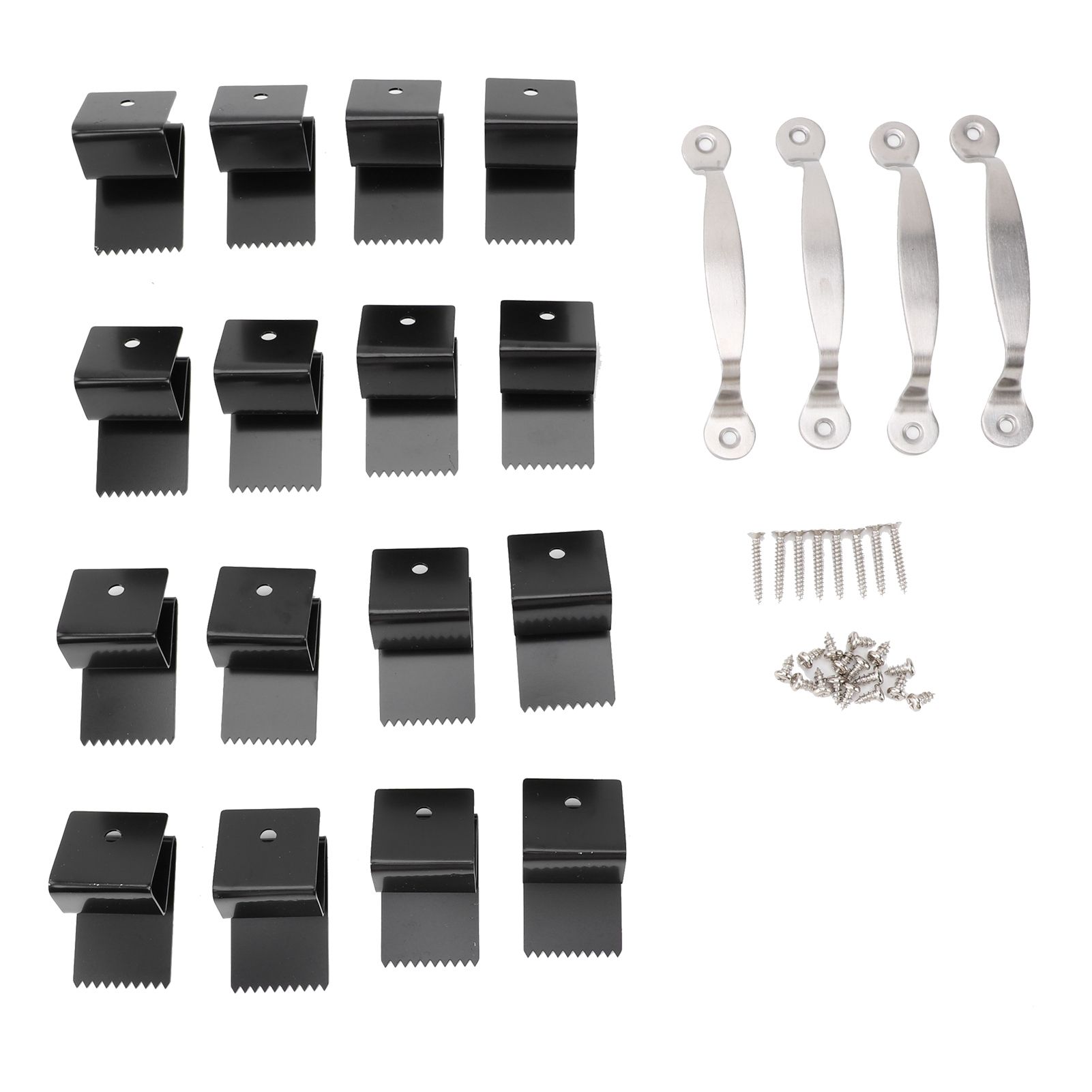 16PCS Hurricane Window Clips Fit 1/2 Inch Thick Plywood Stainless Steel view 3