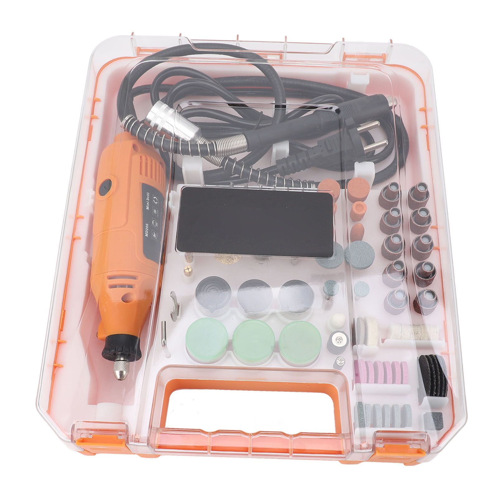 Rotary Tool Kit with 93pcs Accessories 30000RPM Multiuse Tool Portable 200W view 3
