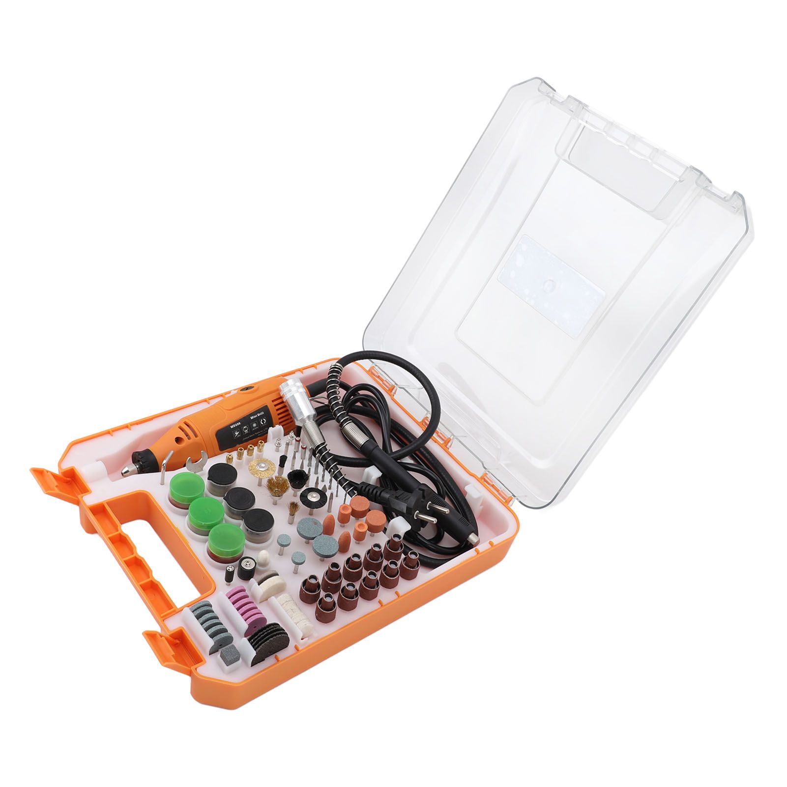 Rotary Tool Kit with 93pcs Accessories 30000RPM Multiuse Tool Portable 200W view 9