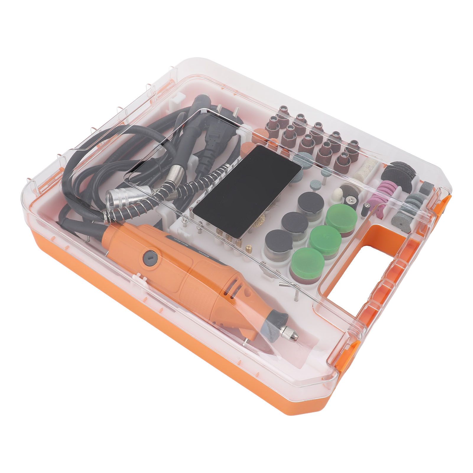 Rotary Tool Kit with 93pcs Accessories 30000RPM Multiuse Tool Portable 200W view 10