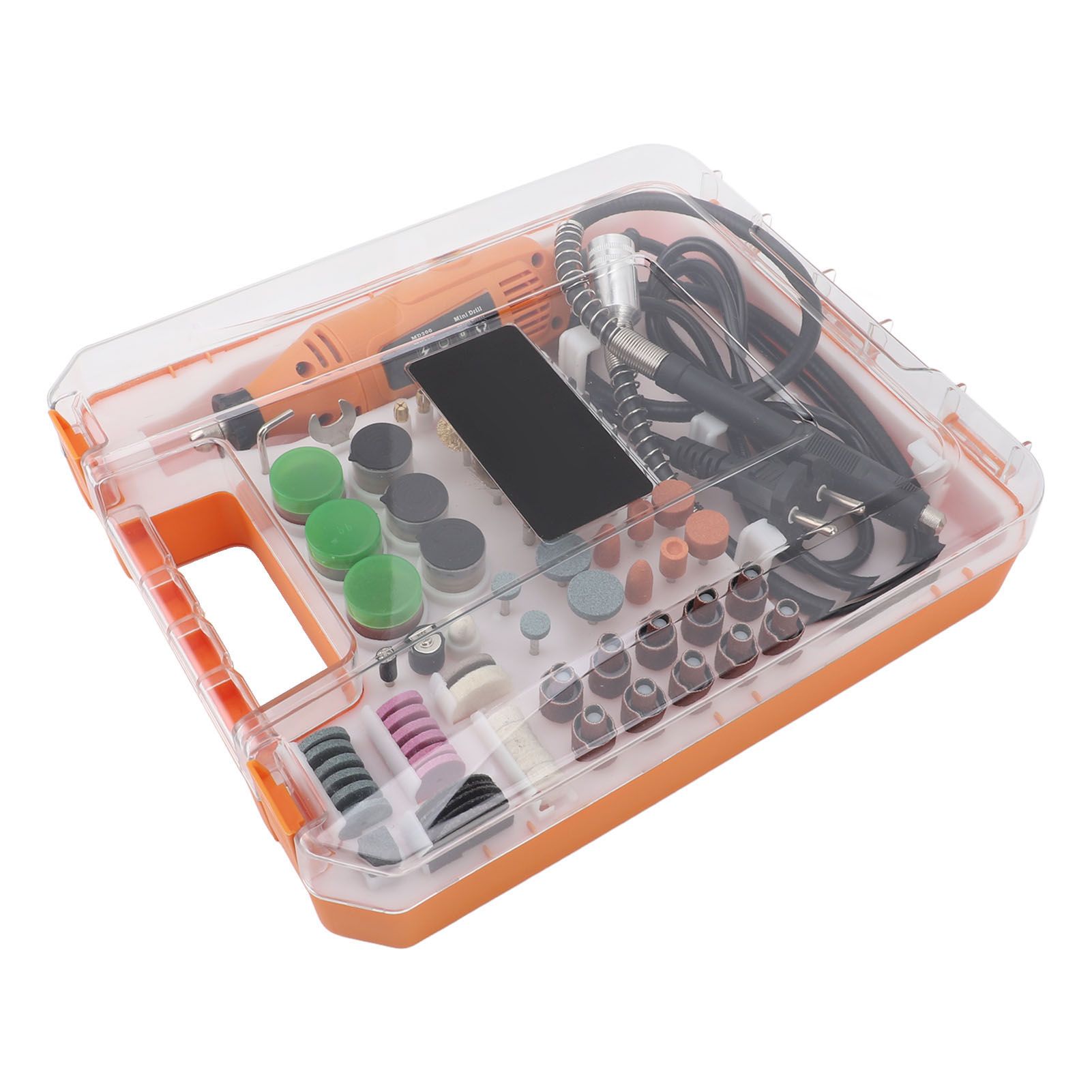 Rotary Tool Kit with 93pcs Accessories 30000RPM Multiuse Tool Portable 200W view 12