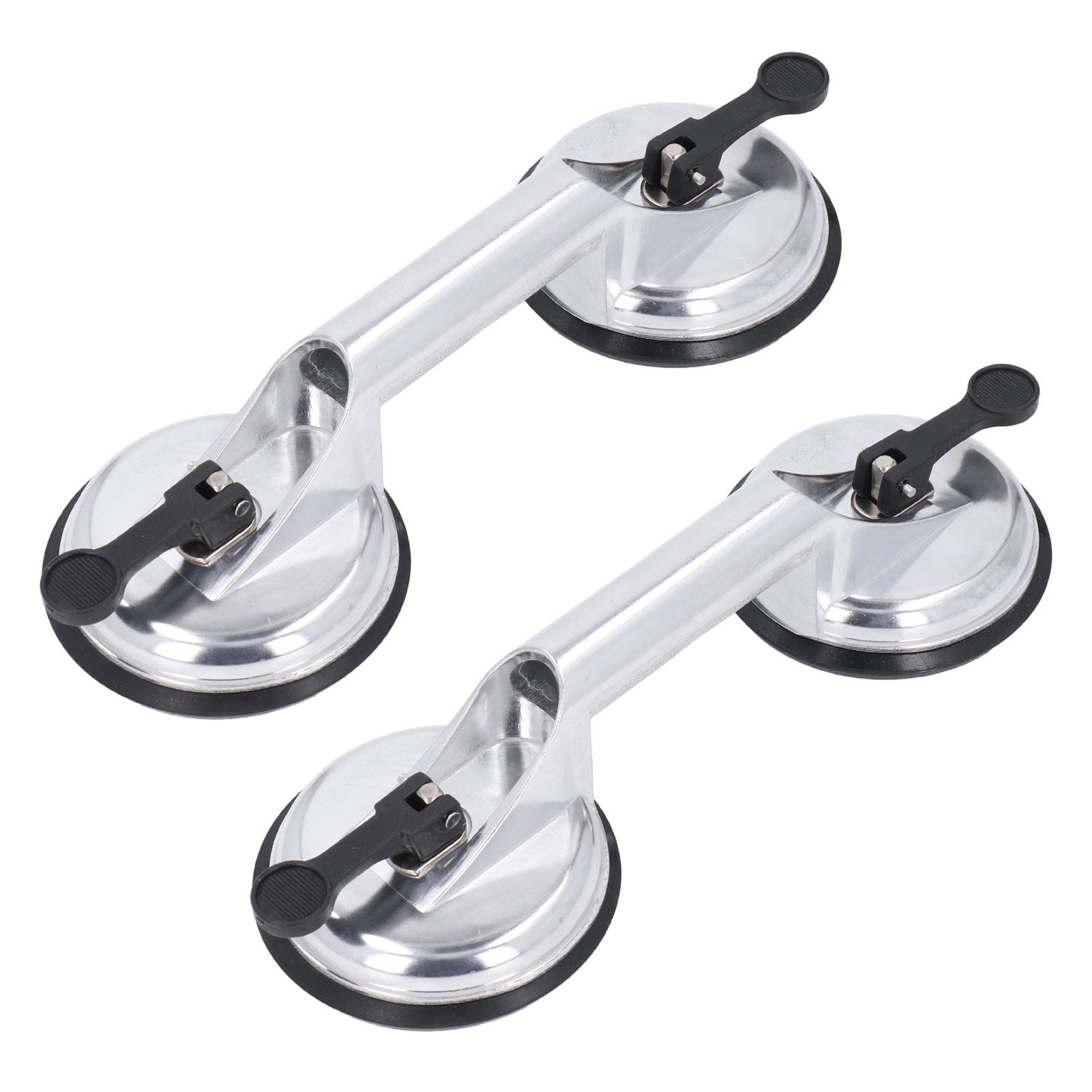 2Pcs Double Handle Suction Cups Plate 100KG Load Capacity Heavy Duty Aluminum view 12