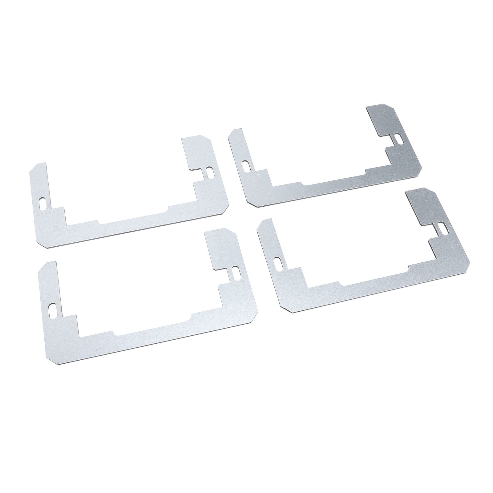 20PCS Wall Plate Spacer Zinc Plated Steel Flush Fit Device Leveling Plate for view 8