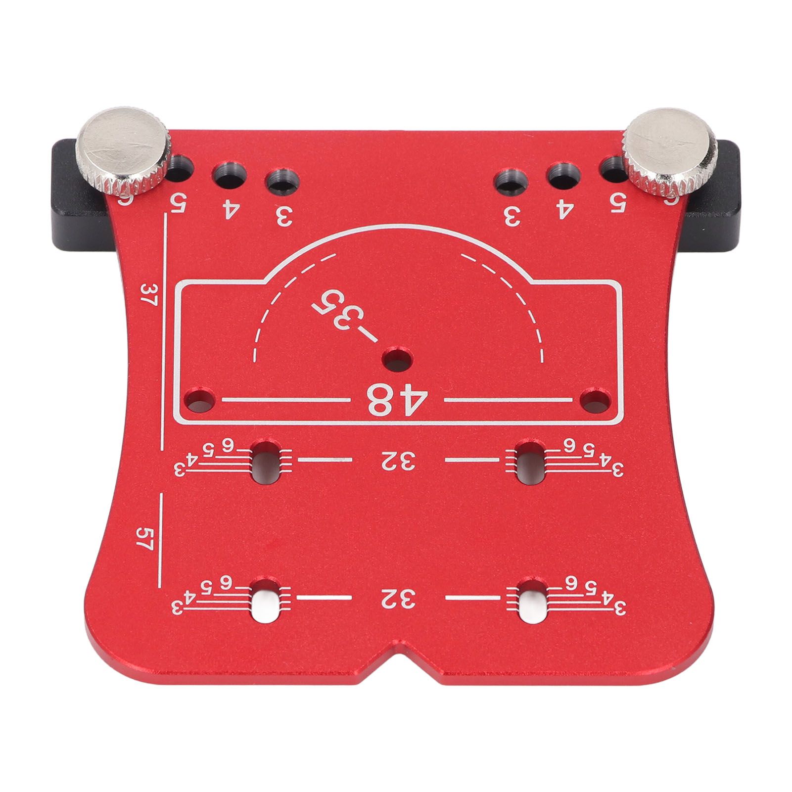 35mm Hinge Punch Locator Hinge Boring Jig 4 Hole Spacing Adjustable Margin