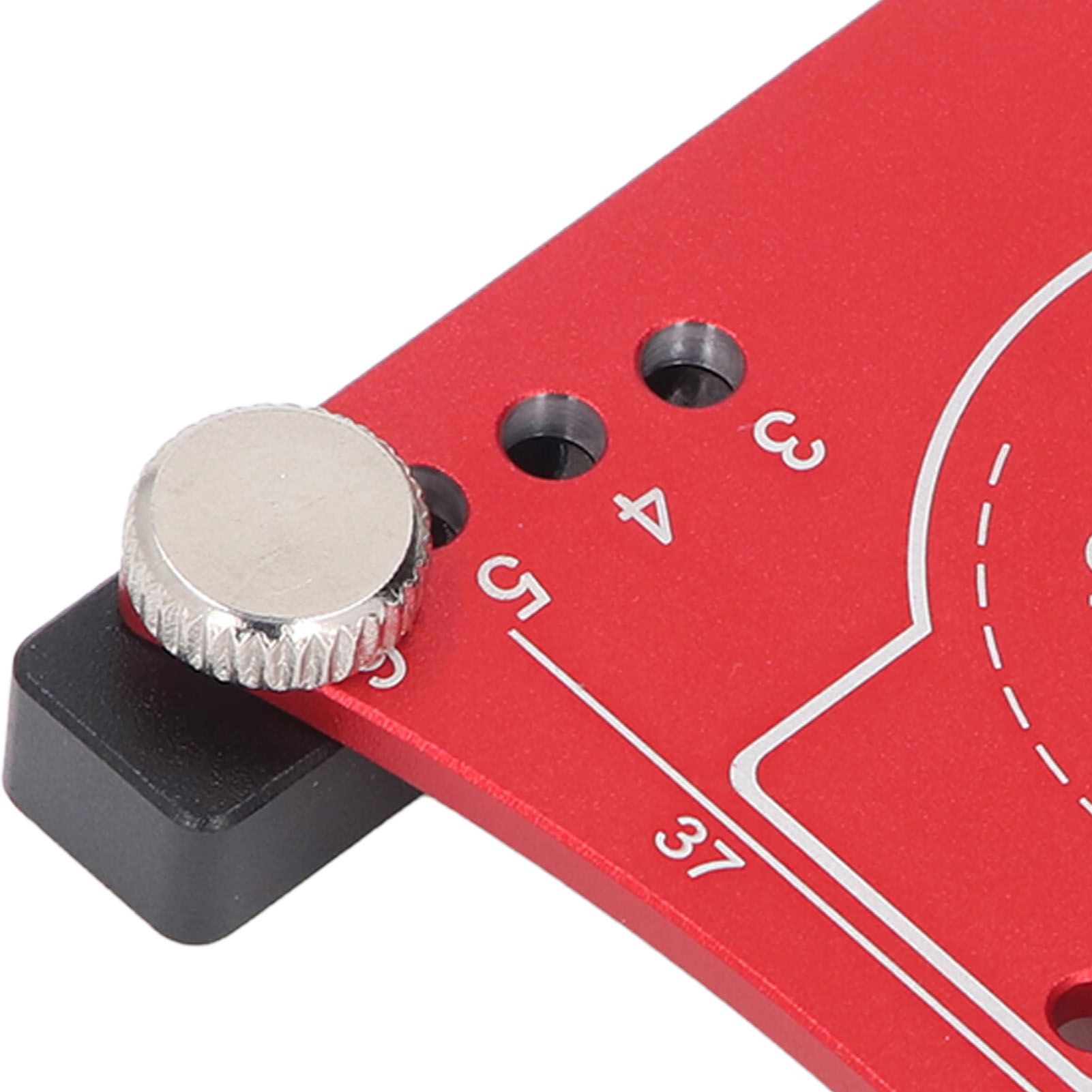 35mm Hinge Punch Locator Hinge Boring Jig 4 Hole Spacing Adjustable Margin view 2