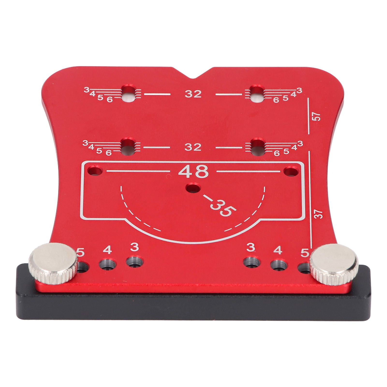 35mm Hinge Punch Locator Hinge Boring Jig 4 Hole Spacing Adjustable Margin view 9