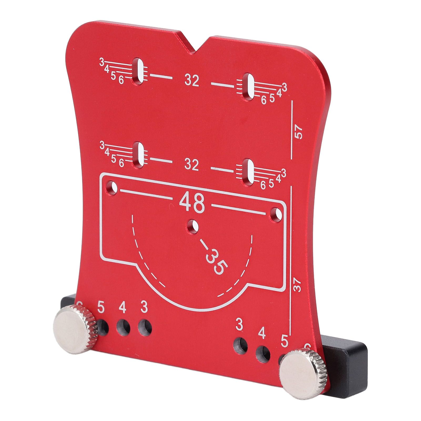 35mm Hinge Punch Locator Hinge Boring Jig 4 Hole Spacing Adjustable Margin view 12