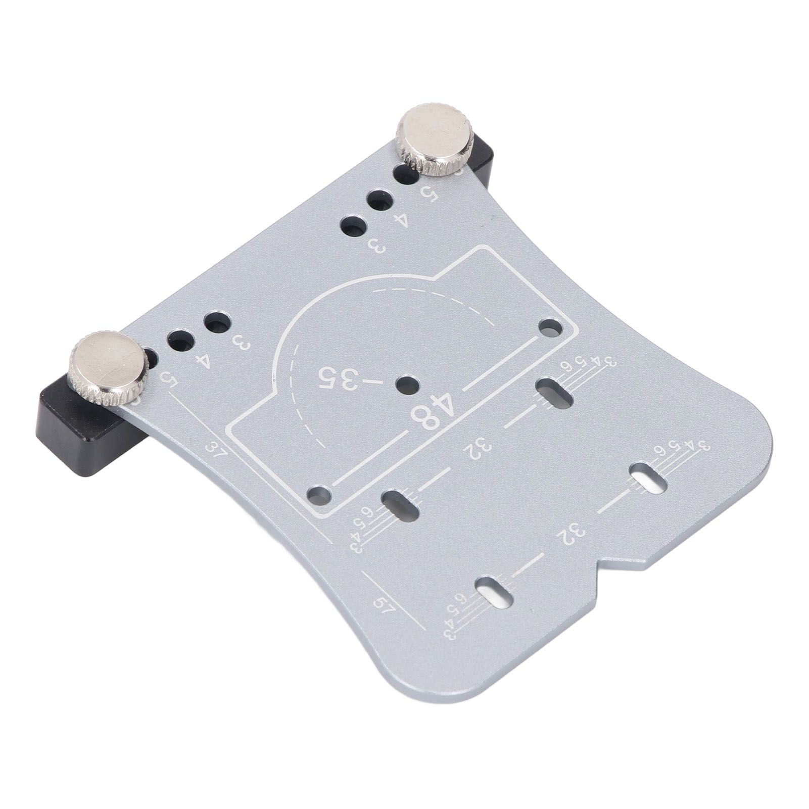 35mm Hinge Punch Locator Hinge Boring Jig 4 Hole Spacing Adjustable Margin view 4