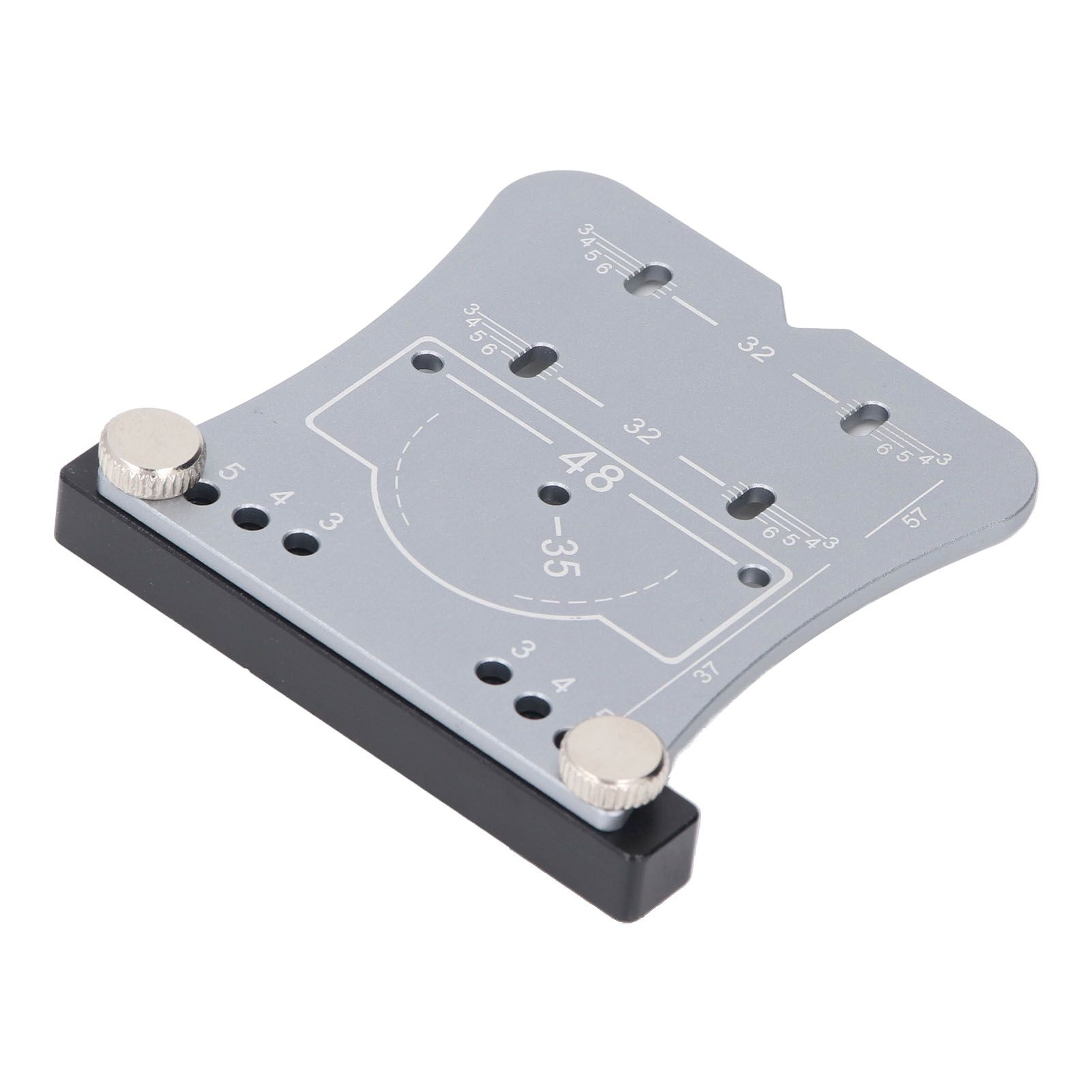 35mm Hinge Punch Locator Hinge Boring Jig 4 Hole Spacing Adjustable Margin view 8