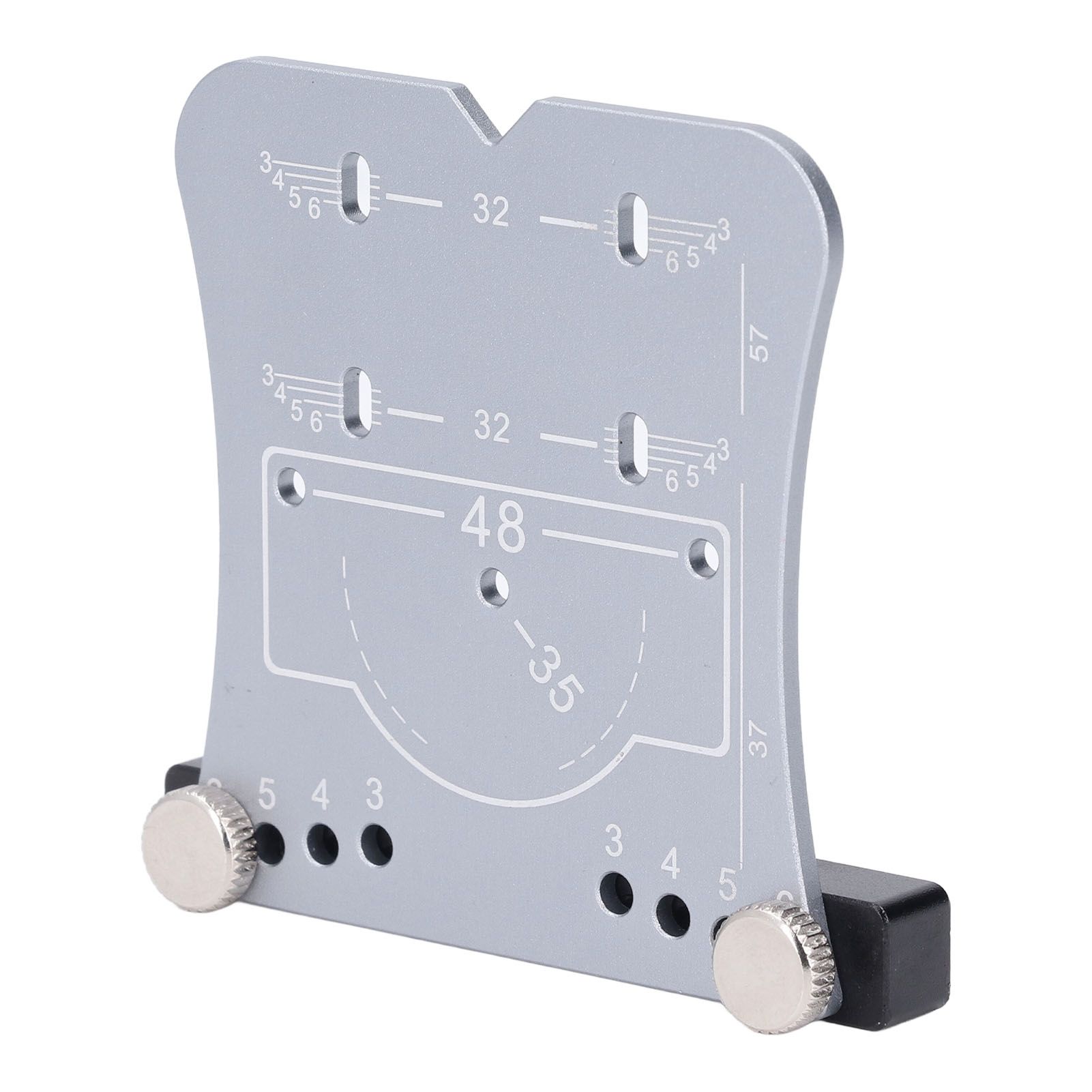 35mm Hinge Punch Locator Hinge Boring Jig 4 Hole Spacing Adjustable Margin view 11