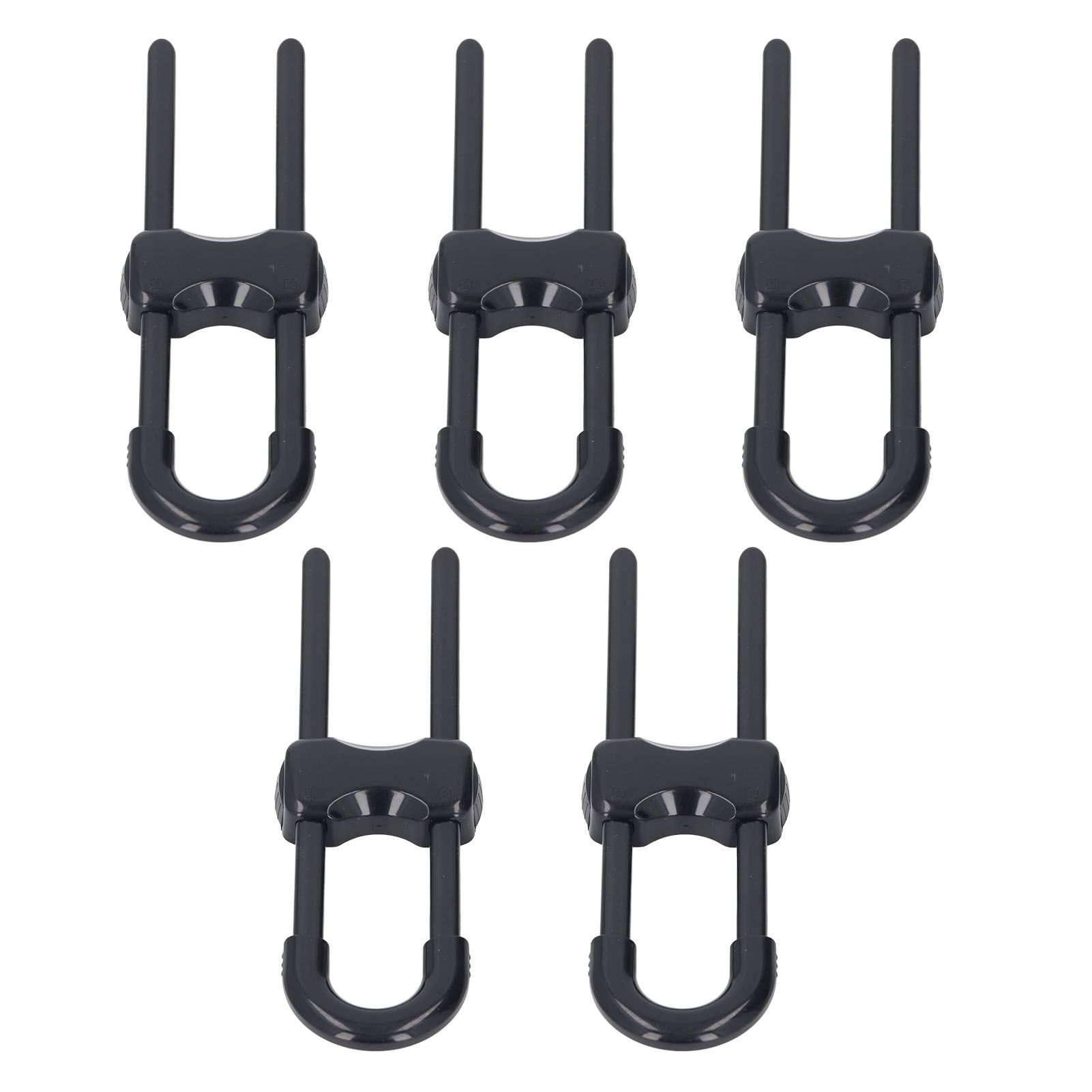 5Pcs Cabinet Handle Locks Multifunctional Adjustable U Shaped Child Safety view 8