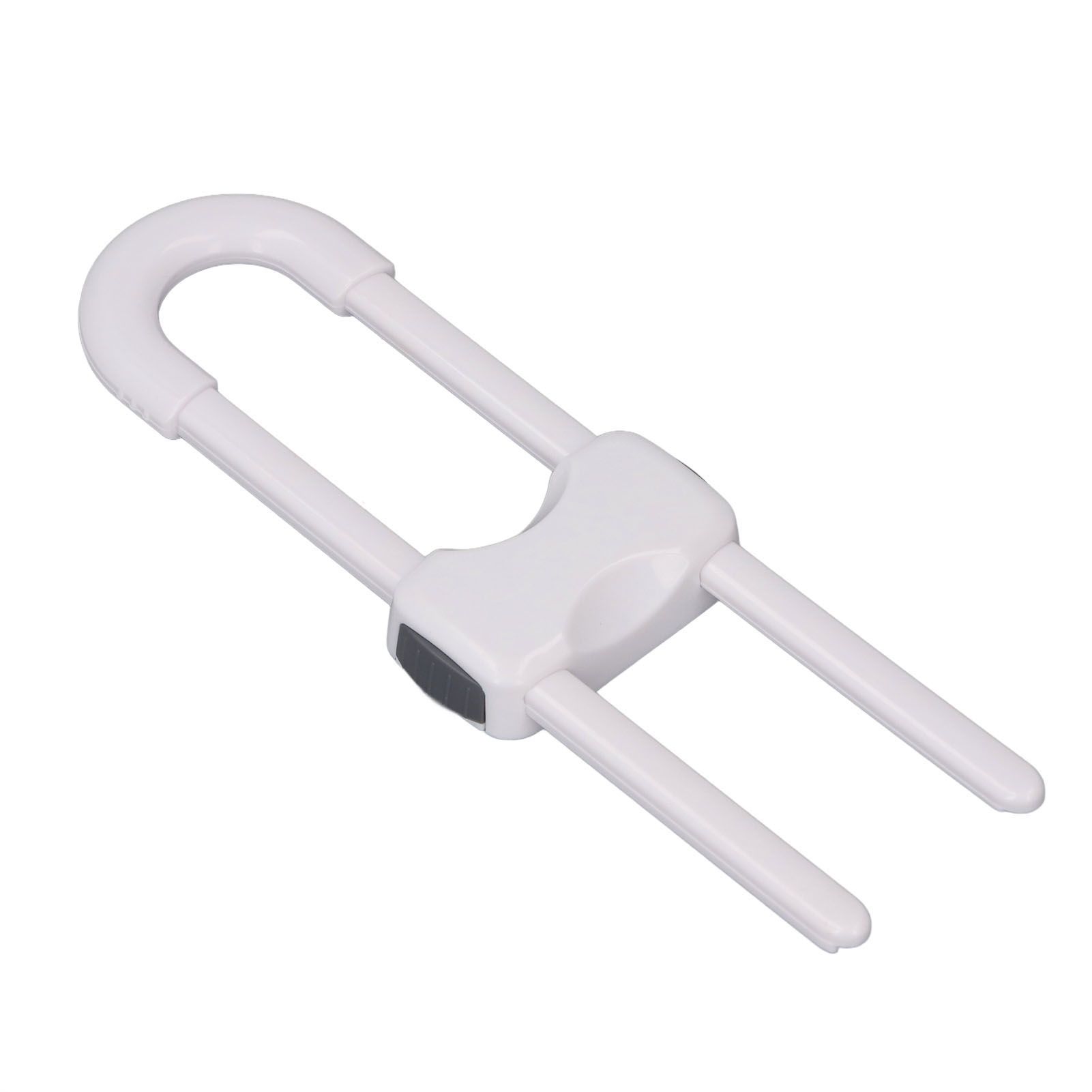 5Pcs Cabinet Handle Locks Multifunctional Adjustable U Shaped Child Safety view 9