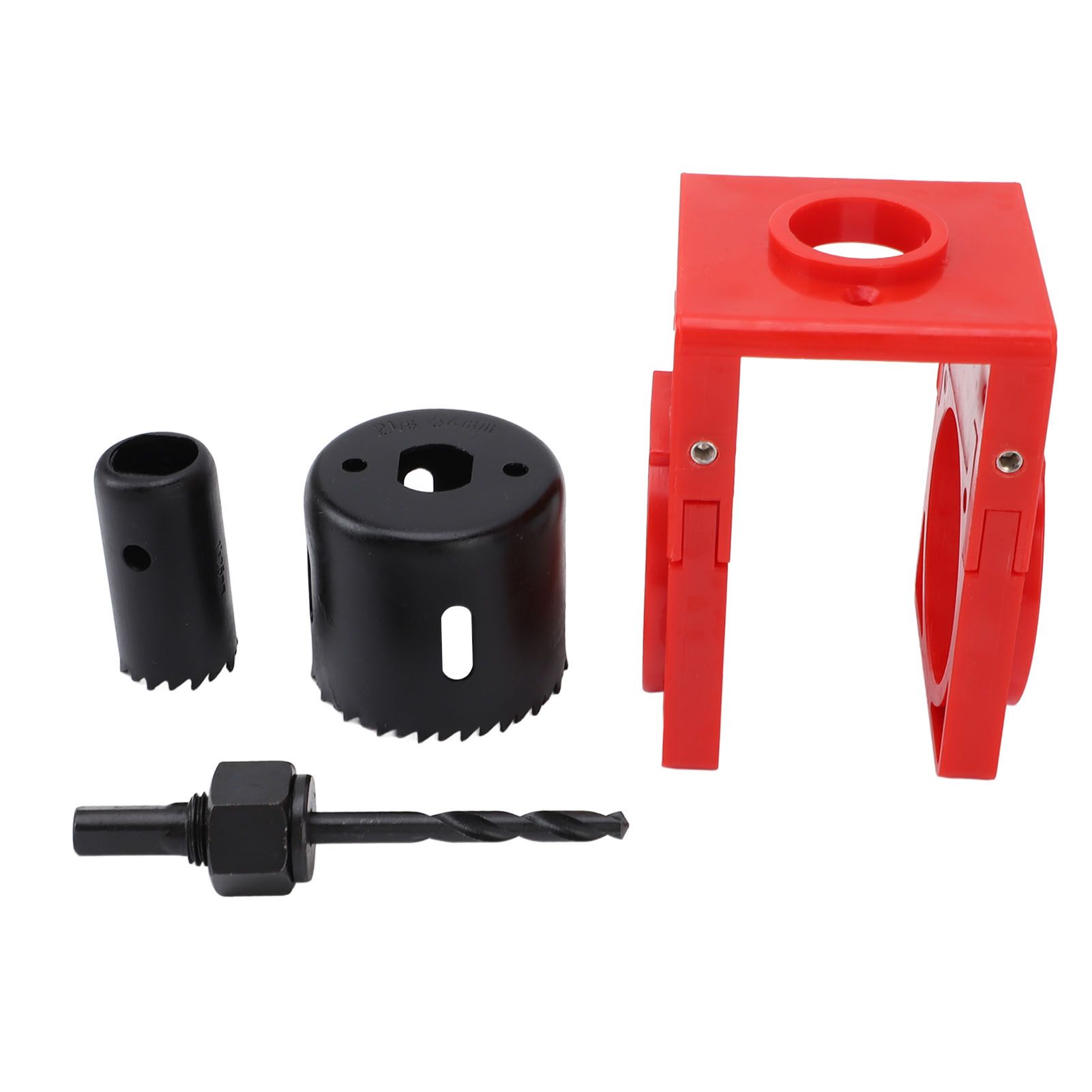 Lock Installation Kit with Guide Template Carbon Steel Plastic Door Hole Saw view 11