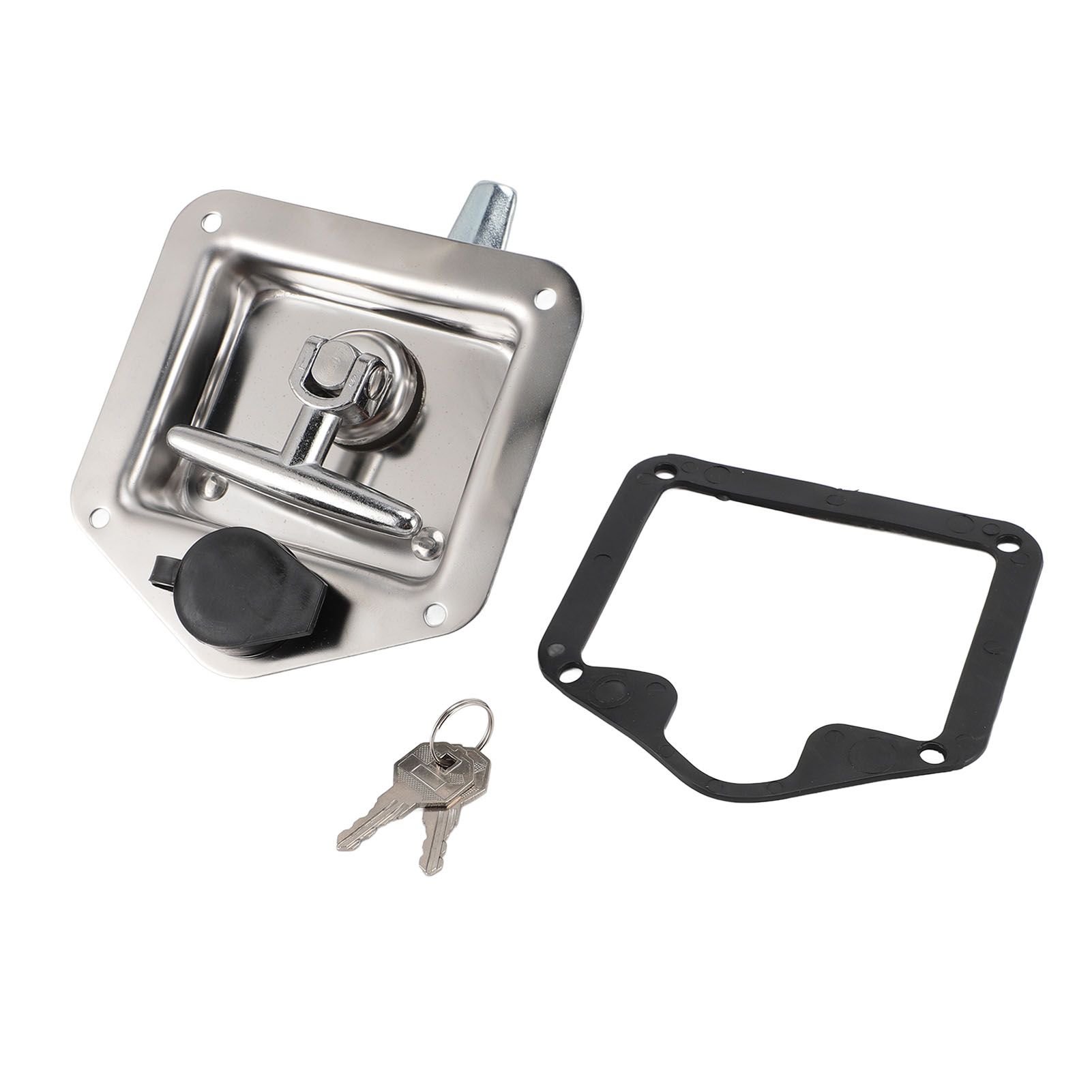 Truck Tool Box Latch Stainless Steel Flush Mount Toolbox Handle Latch Folding view 2