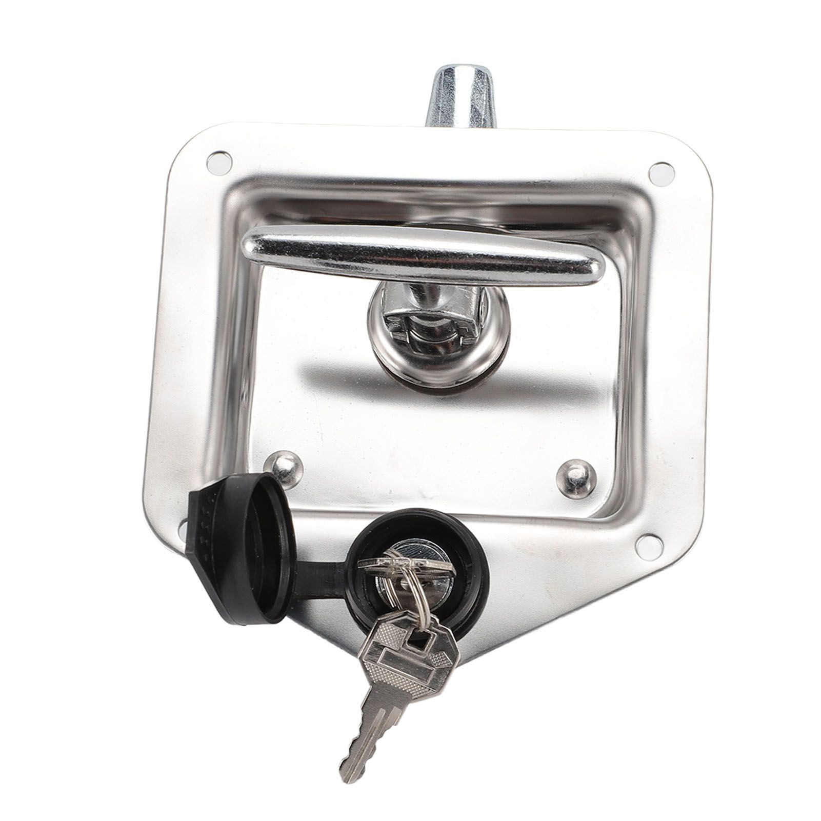 Truck Tool Box Latch Stainless Steel Flush Mount Toolbox Handle Latch Folding view 3