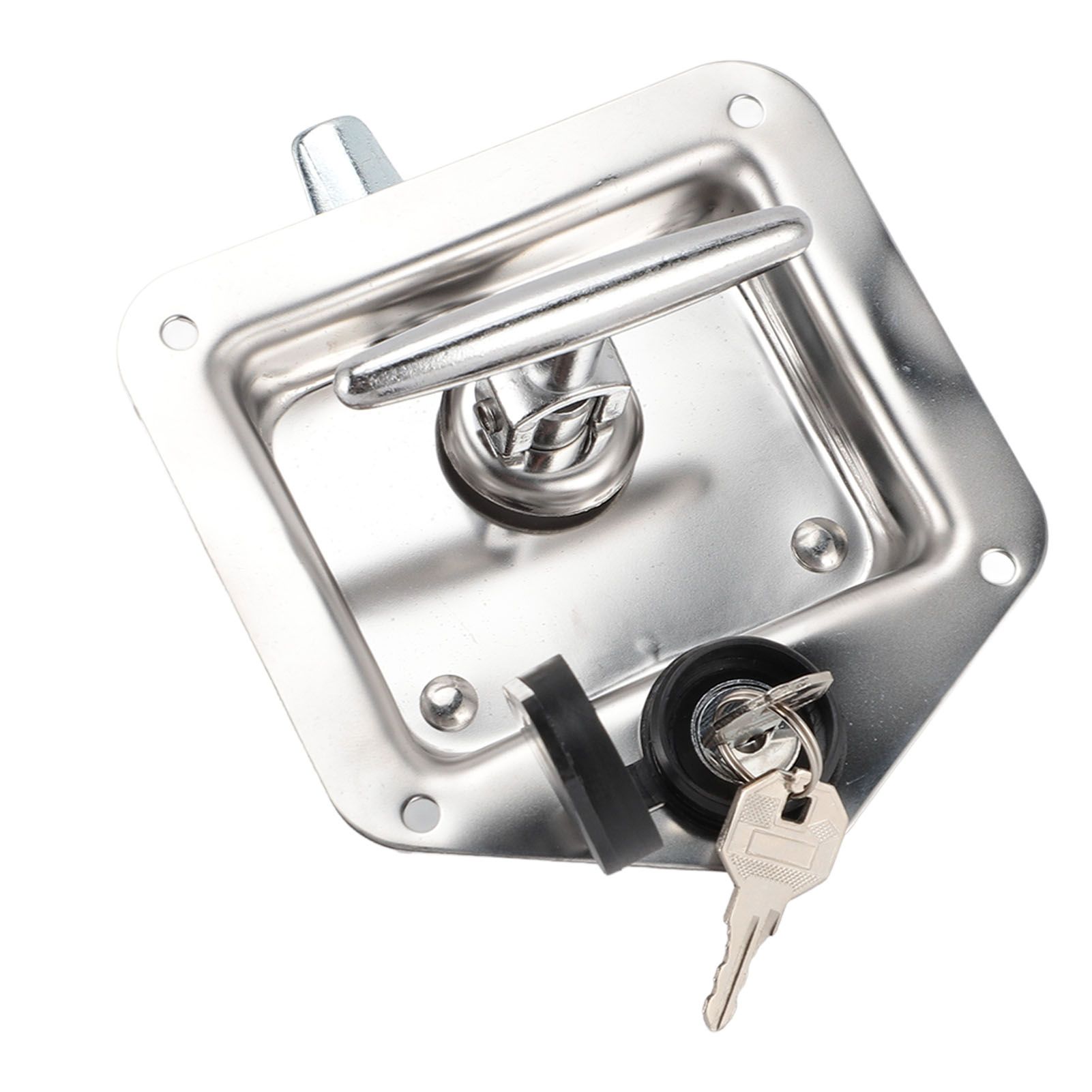 Truck Tool Box Latch Stainless Steel Flush Mount Toolbox Handle Latch Folding view 4