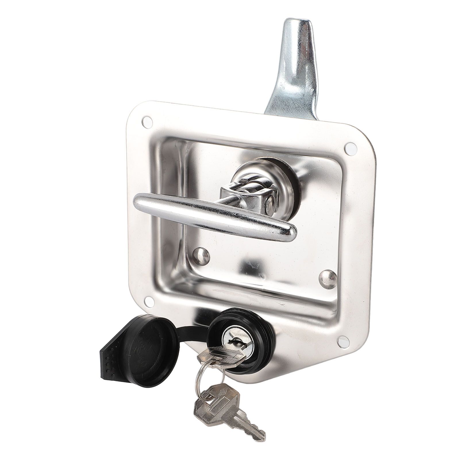 Truck Tool Box Latch Stainless Steel Flush Mount Toolbox Handle Latch Folding view 5