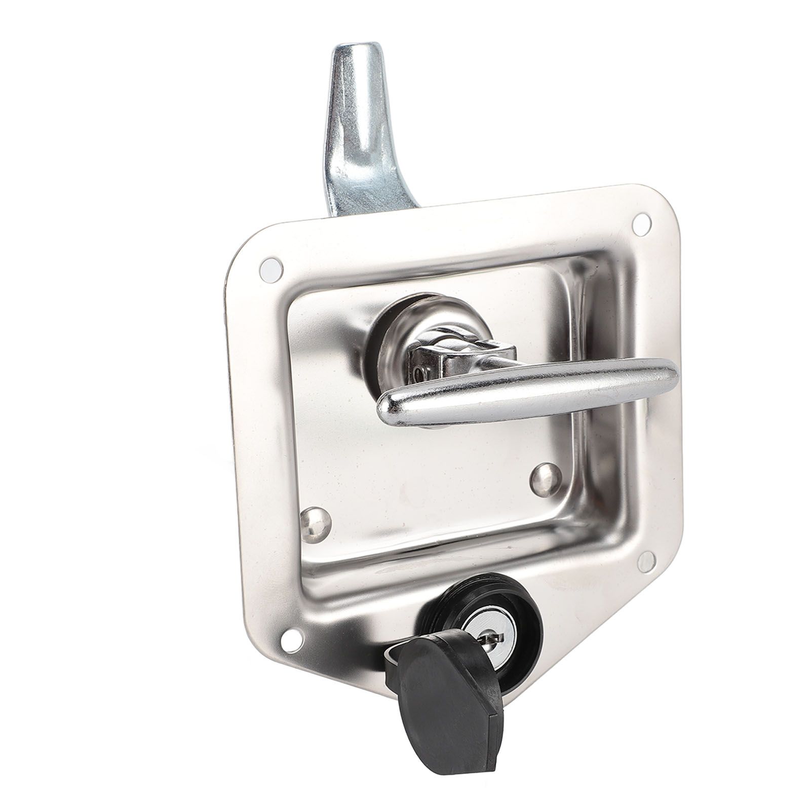 Truck Tool Box Latch Stainless Steel Flush Mount Toolbox Handle Latch Folding view 7