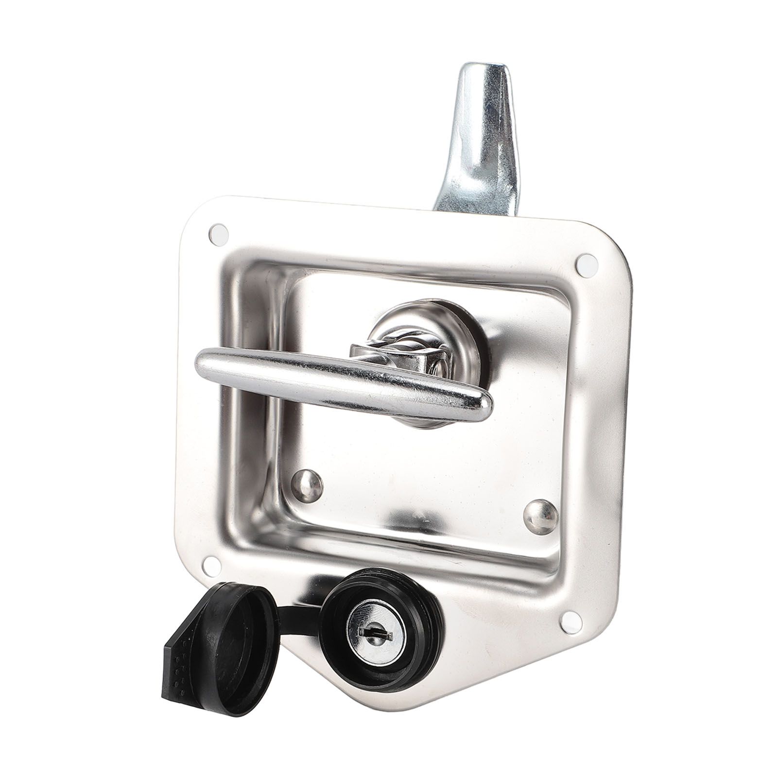 Truck Tool Box Latch Stainless Steel Flush Mount Toolbox Handle Latch Folding view 8