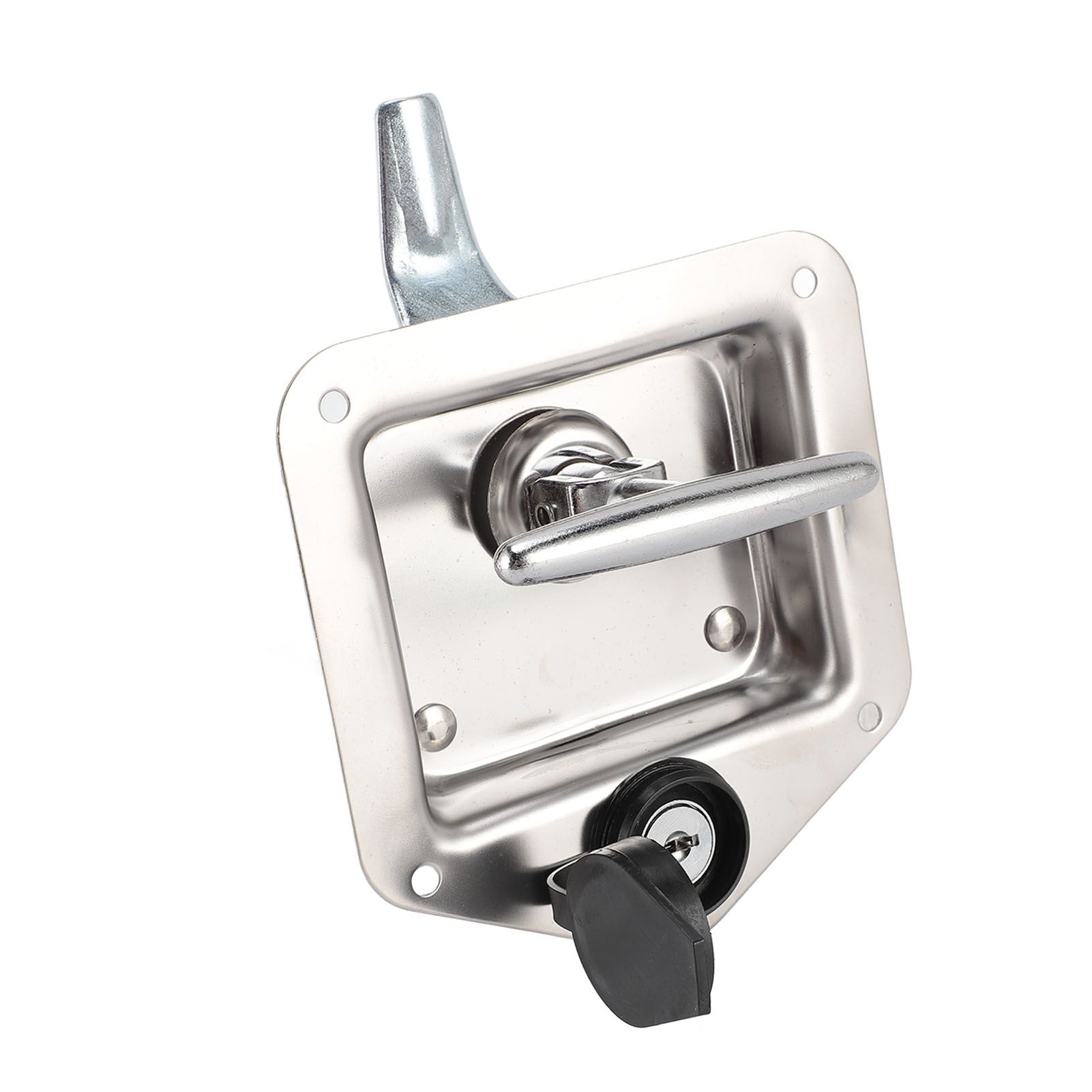 Truck Tool Box Latch Stainless Steel Flush Mount Toolbox Handle Latch Folding view 9