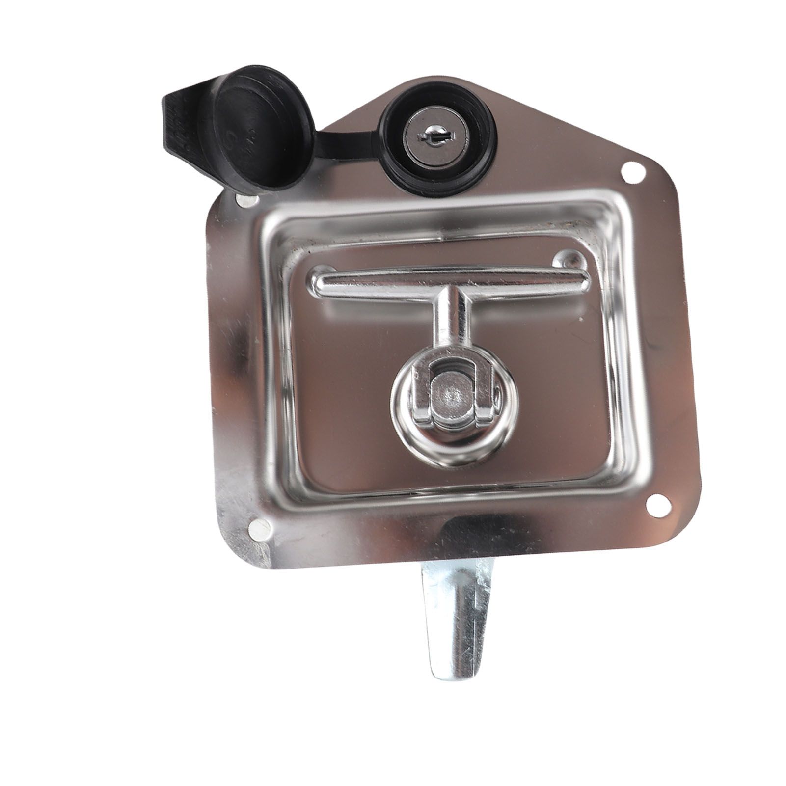 T Handle Latch with Keys Folding Handle Stainless Steel Tool Box Lock for Home view 4
