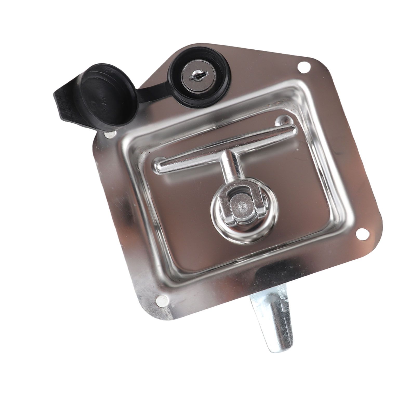 T Handle Latch with Keys Folding Handle Stainless Steel Tool Box Lock for Home view 6