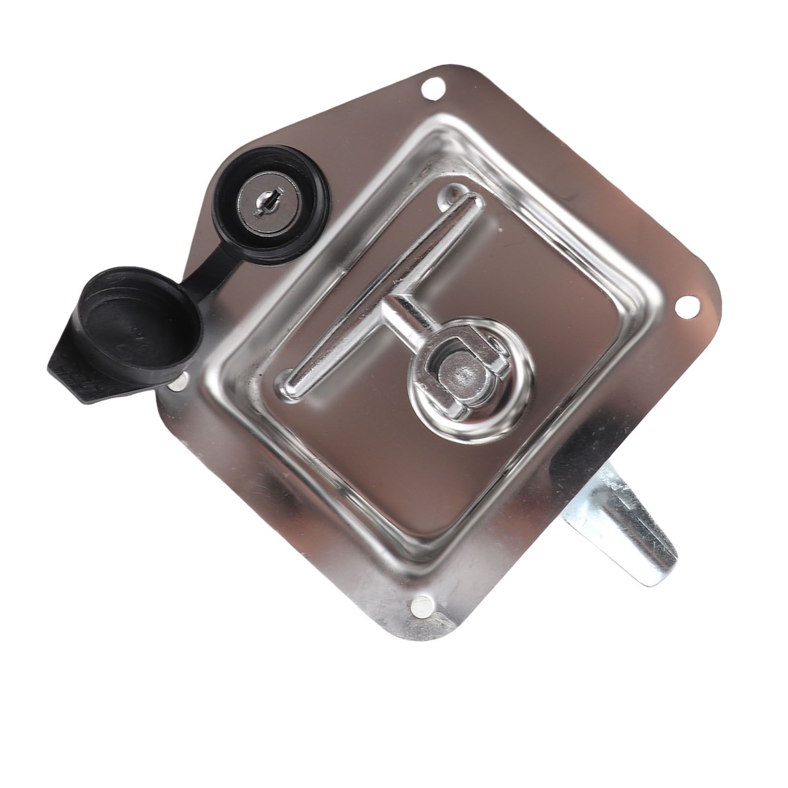 T Handle Latch with Keys Folding Handle Stainless Steel Tool Box Lock for Home view 9