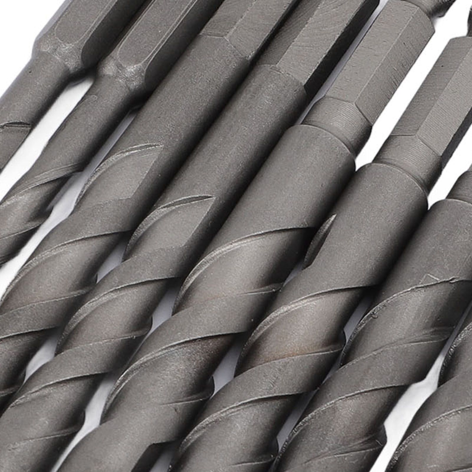 8pcs High Strength Eccentric Twist Drill Bit Multifuntional Carbide Tipped Hex view 5