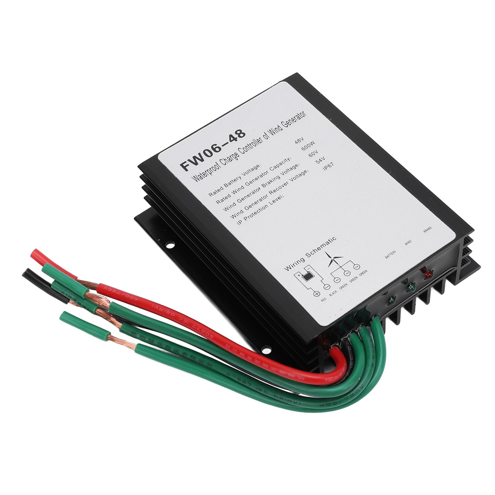 MPPT Wind Turbine Charge Controller 48V Led IP67 Water Resistant Automatic view 8