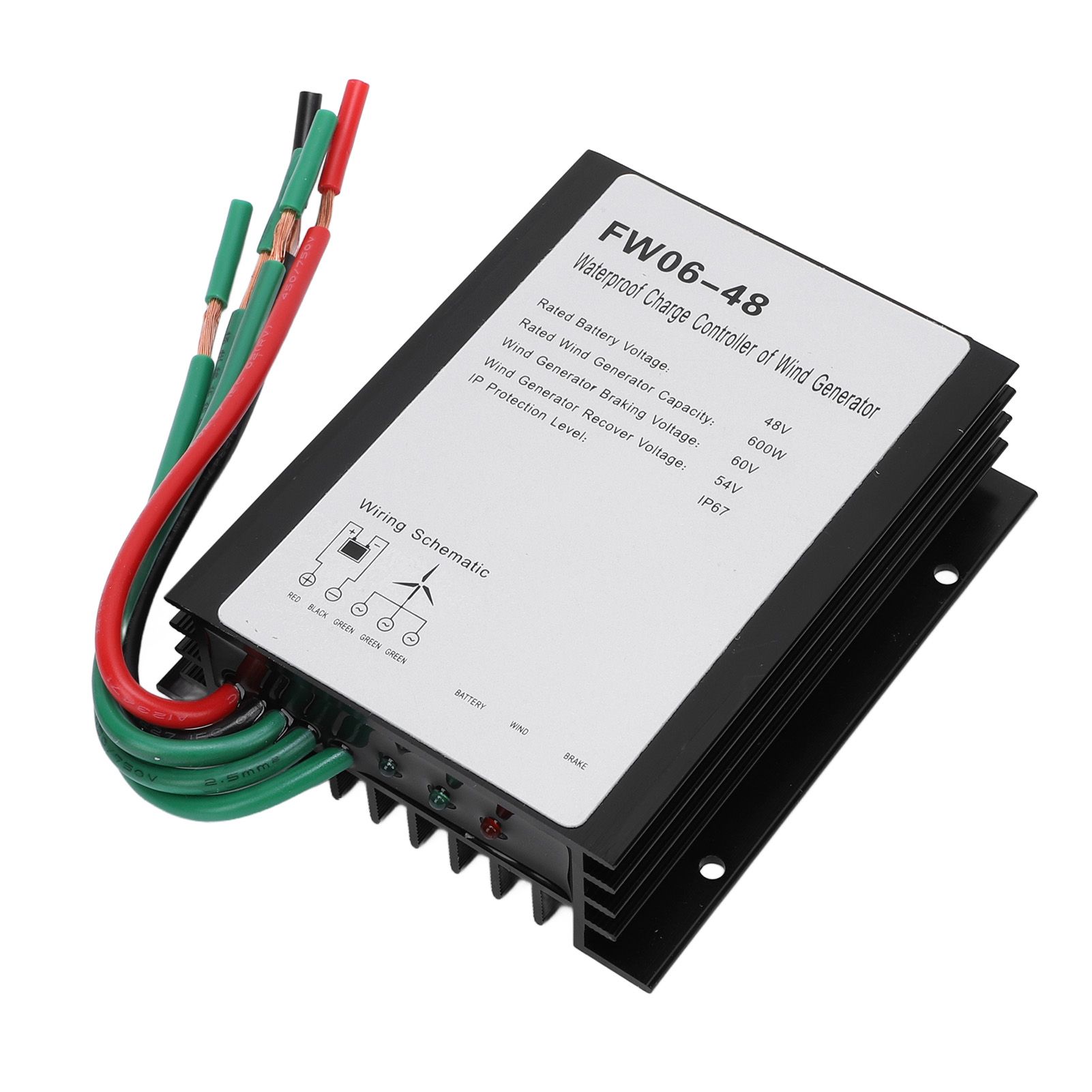 MPPT Wind Turbine Charge Controller 48V Led IP67 Water Resistant Automatic view 9