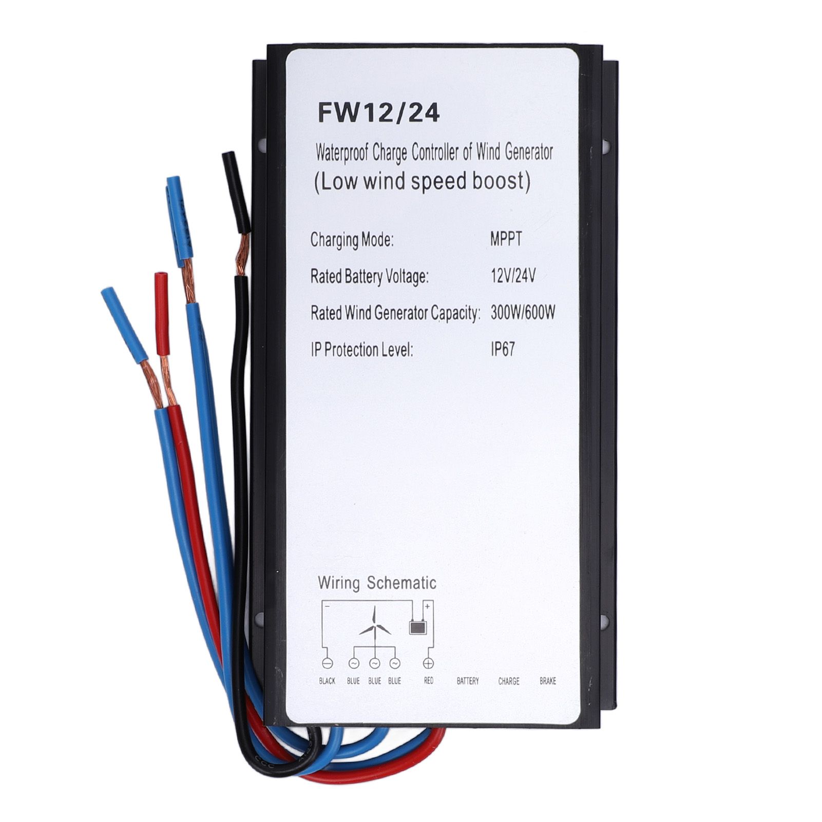 MPPT Wind Turbine Charge Controller 12V 24V 300W 600W Wind Turbine Generator view 3