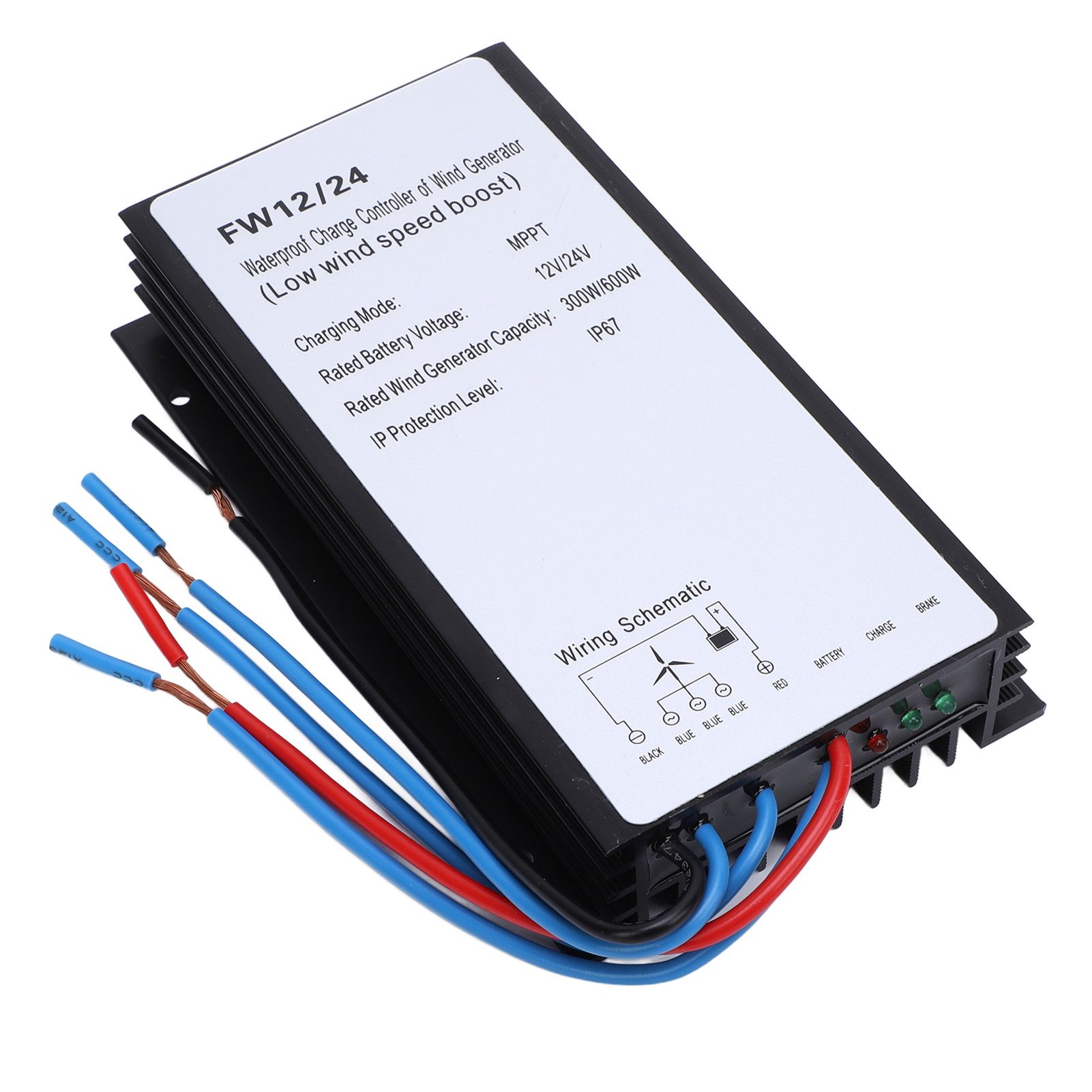 MPPT Wind Turbine Charge Controller 12V 24V 300W 600W Wind Turbine Generator view 4