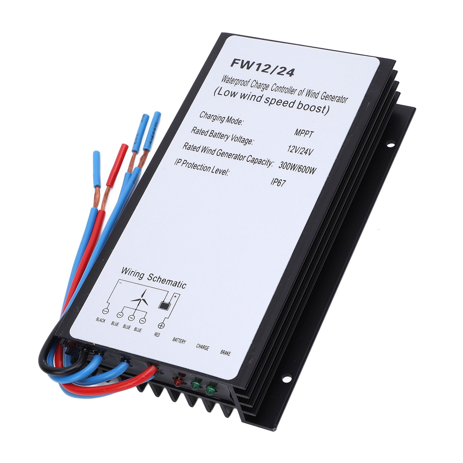 MPPT Wind Turbine Charge Controller 12V 24V 300W 600W Wind Turbine Generator view 6