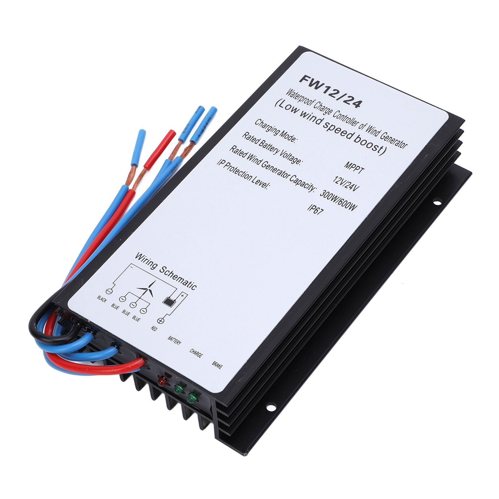 MPPT Wind Turbine Charge Controller 12V 24V 300W 600W Wind Turbine Generator view 8