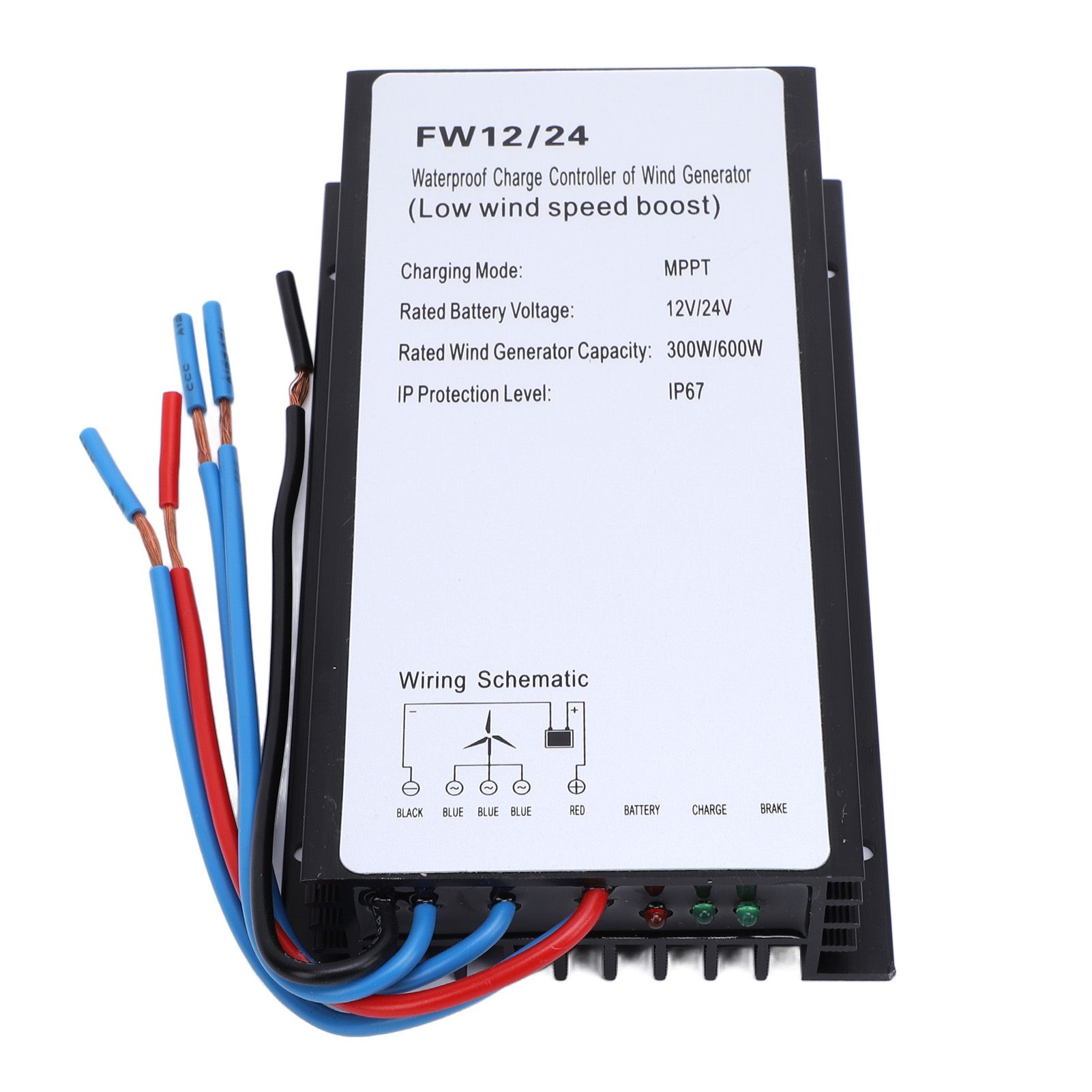 MPPT Wind Turbine Charge Controller 12V 24V 300W 600W Wind Turbine Generator view 9