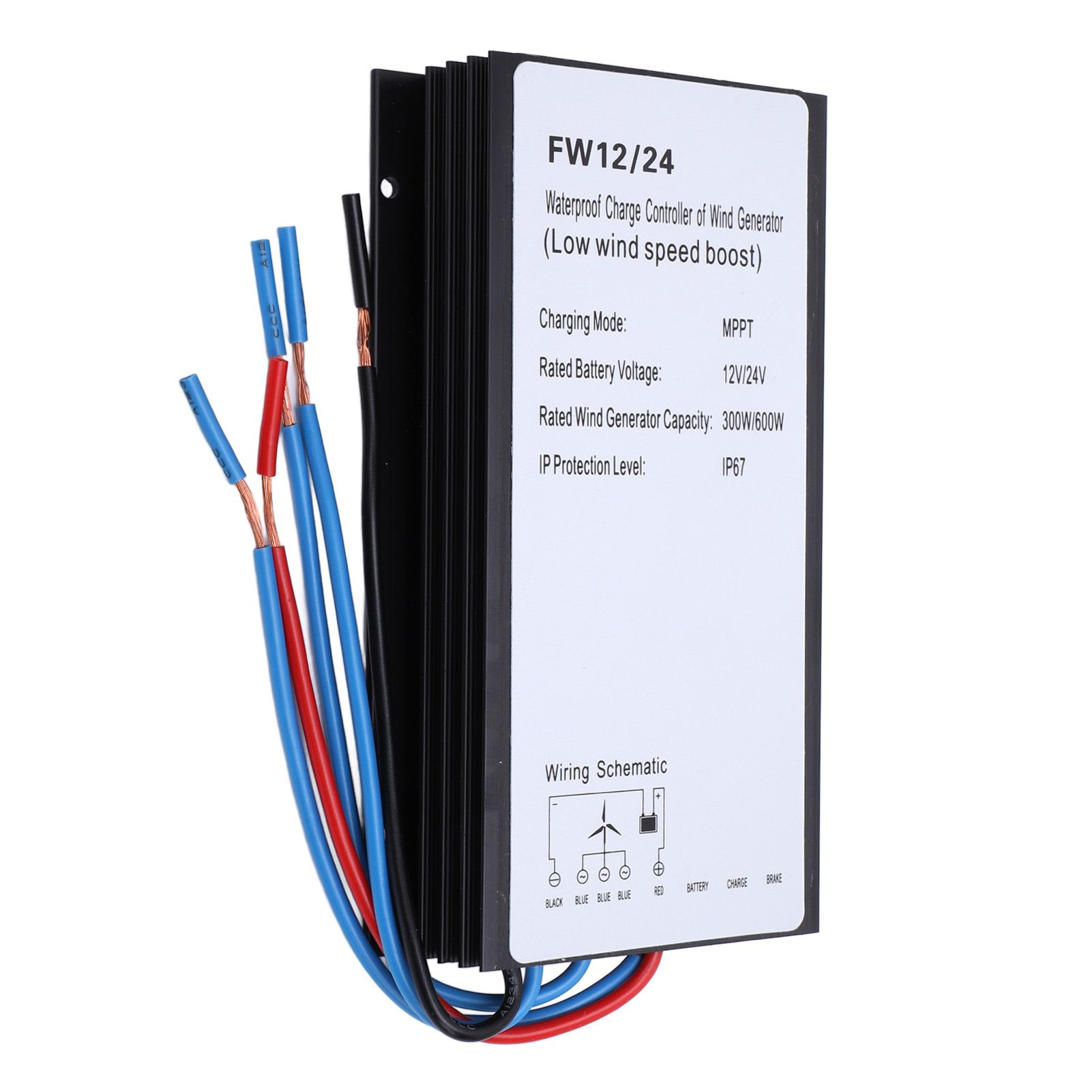 MPPT Wind Turbine Charge Controller 12V 24V 300W 600W Wind Turbine Generator view 10