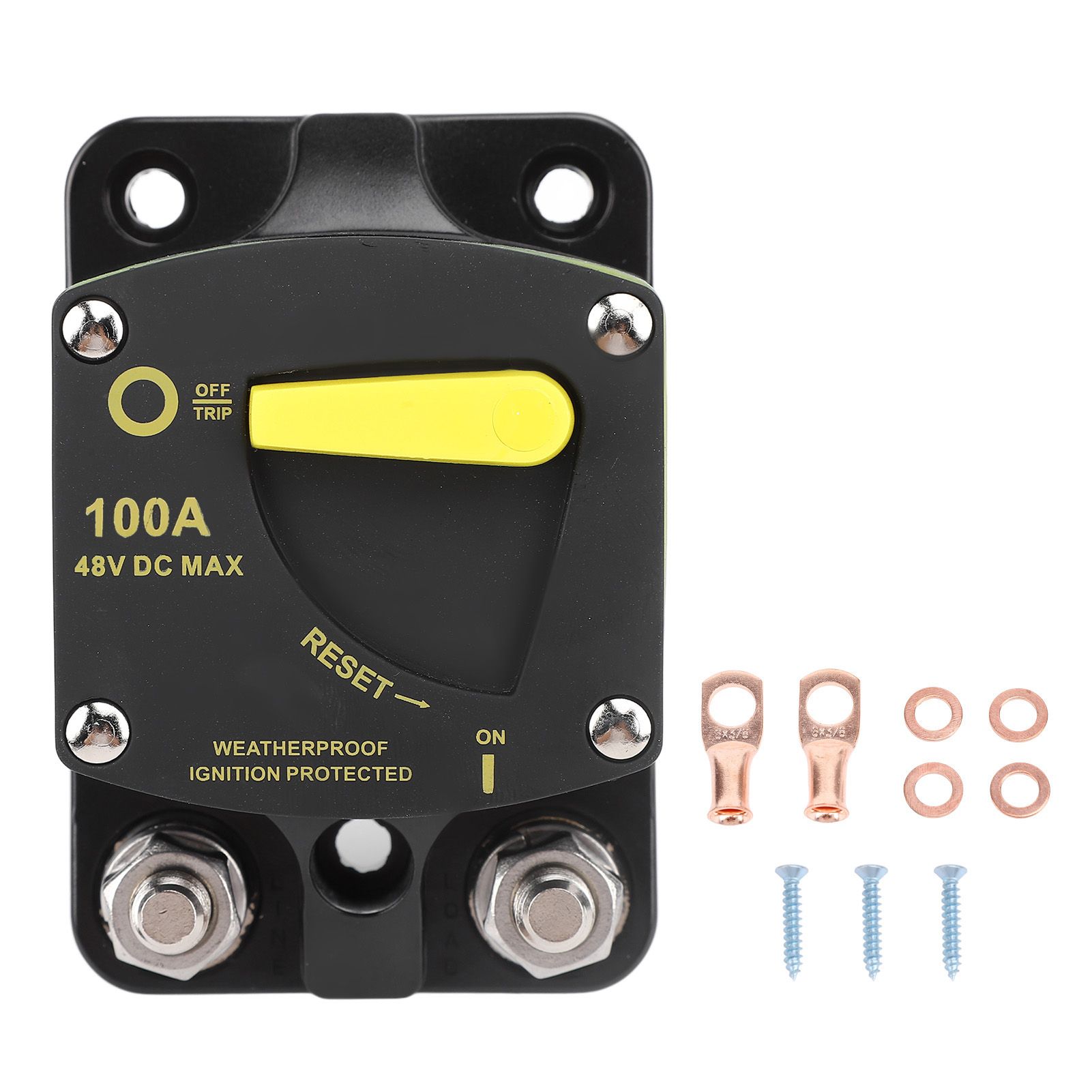 Automatic Circuit Breaker 12V to 48V DC Manual Reset Automatic Circuit Breaker view 3