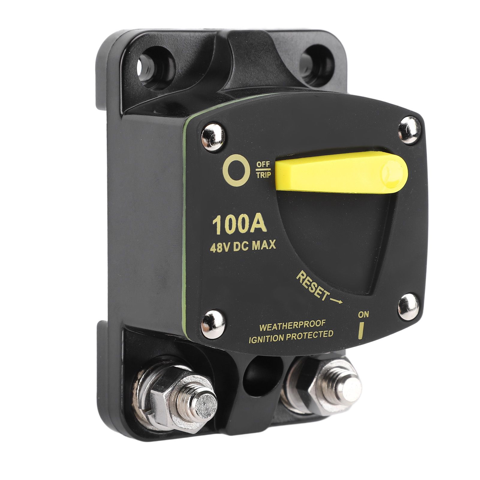 Automatic Circuit Breaker 12V to 48V DC Manual Reset Automatic Circuit Breaker view 10