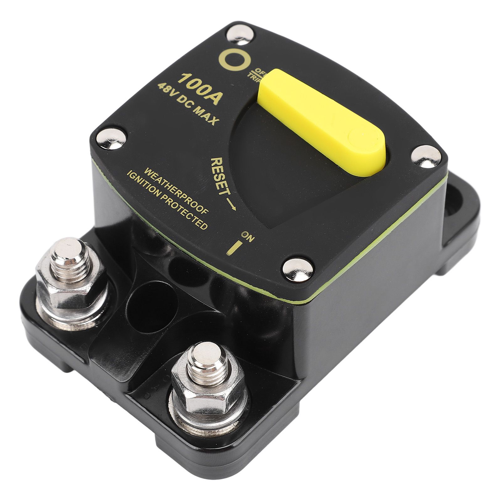 Automatic Circuit Breaker 12V to 48V DC Manual Reset Automatic Circuit Breaker view 12