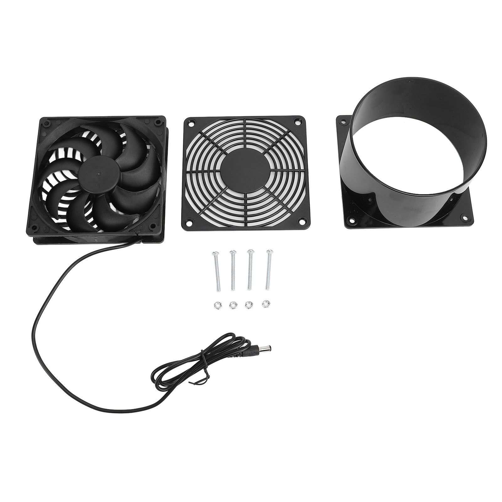 Solar Exhaust Fan Kit 2600RPM 430CFM Efficient Cooling Ventilation Fan Kit for view 3