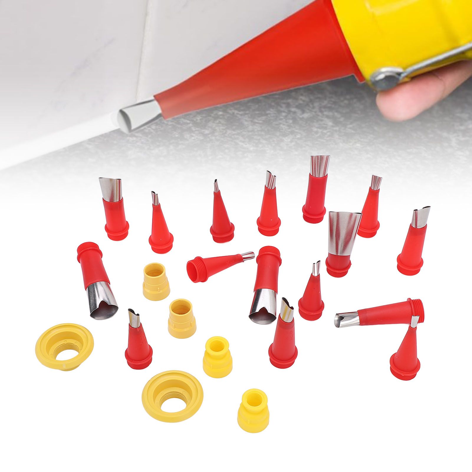 Caulking Finisher Nozzle V Shape Stainless Steel Integrated Reusable Anti view 12