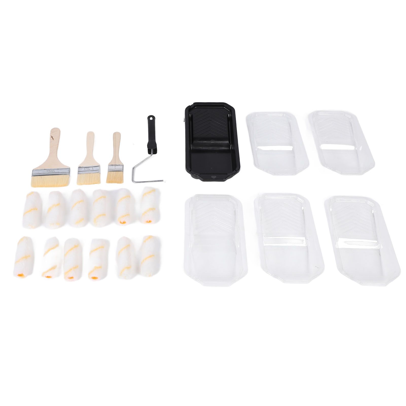 Paint Roller Set Painting Brush with Tray Home Painting Supplies Wall Painting view 3