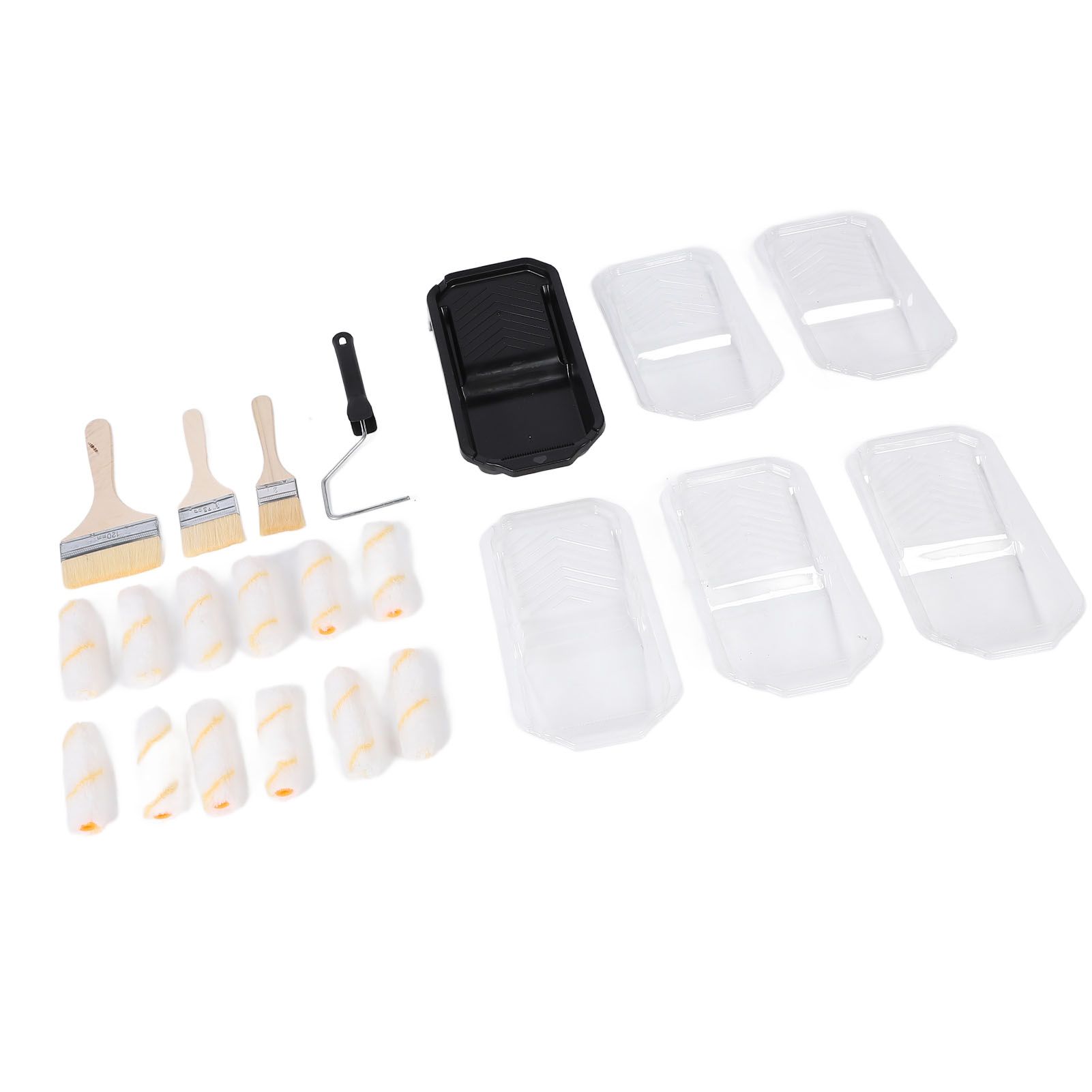 Paint Roller Set Painting Brush with Tray Home Painting Supplies Wall Painting view 4